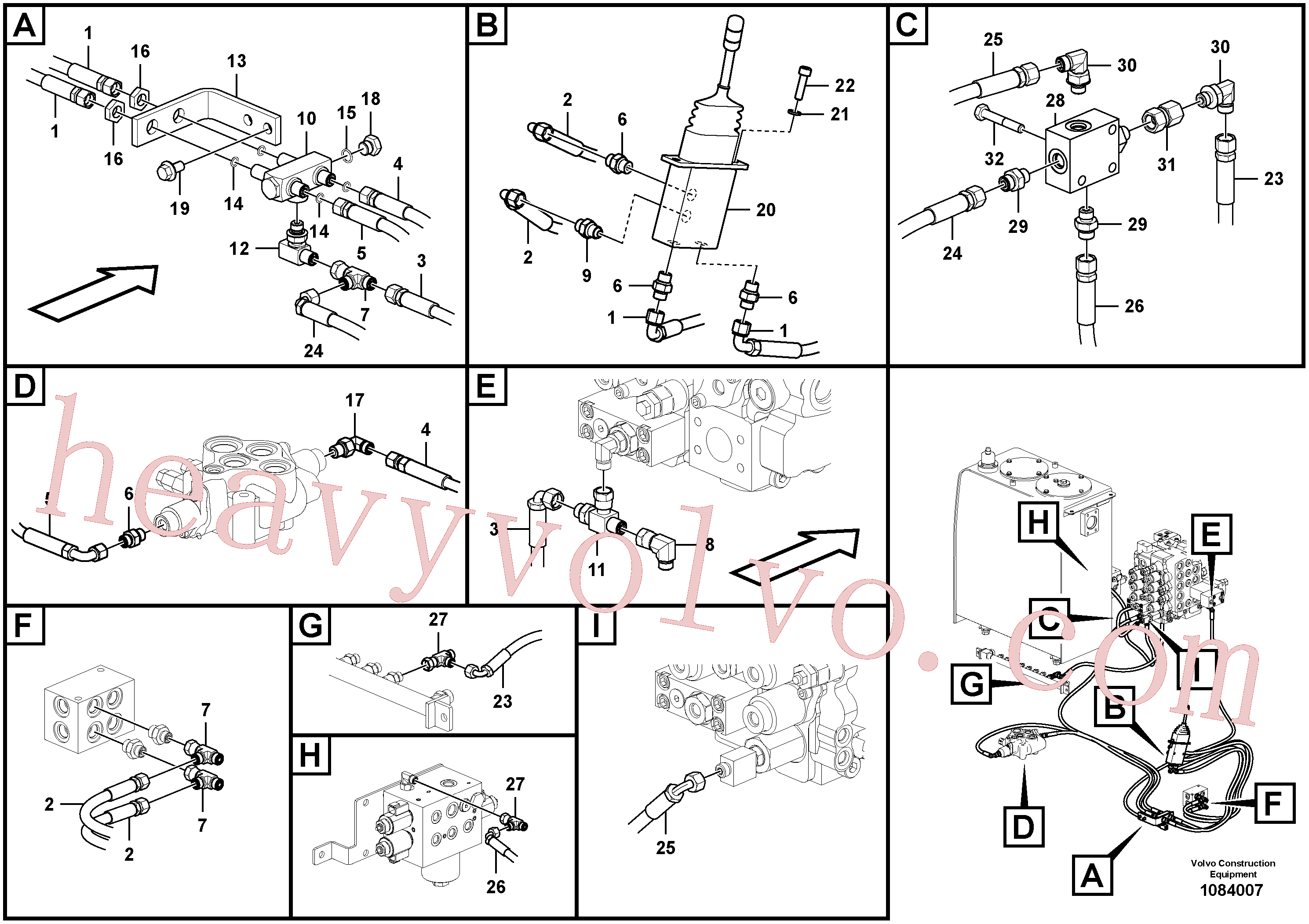 China Made VOE936958 Hose assembly parts for Volvo Excavator