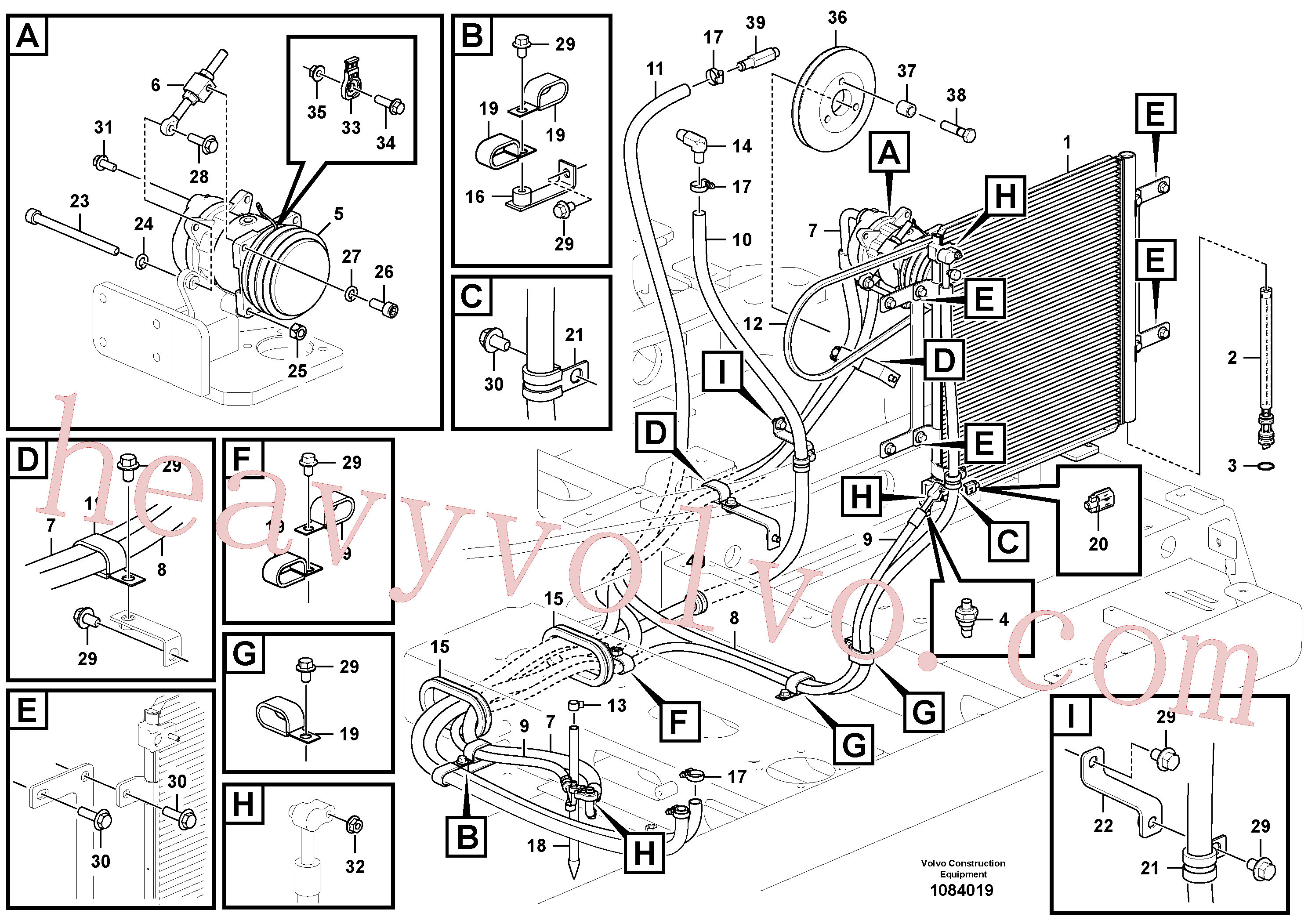 China Made VOE16208762 Spacer parts for Volvo Excavator