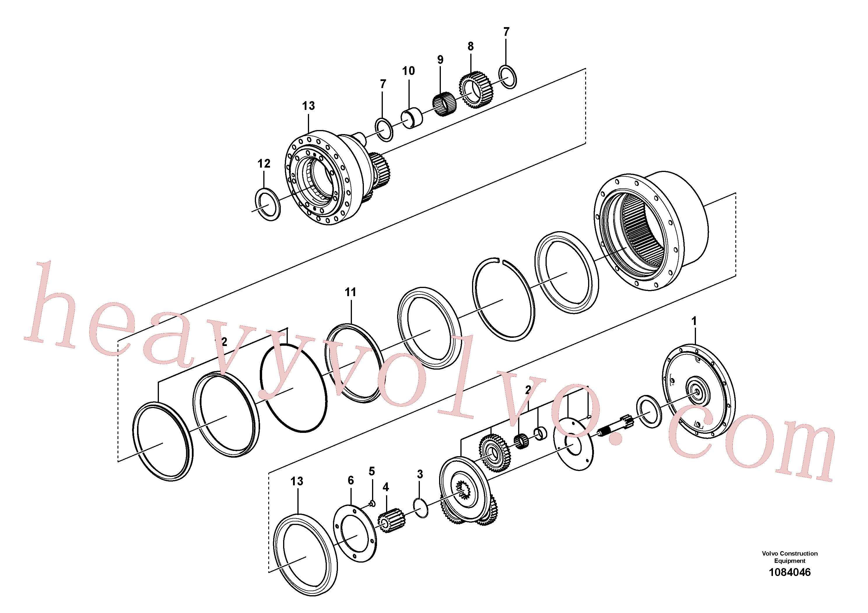 Volvo excavator part VOE14616918 Washer for sale