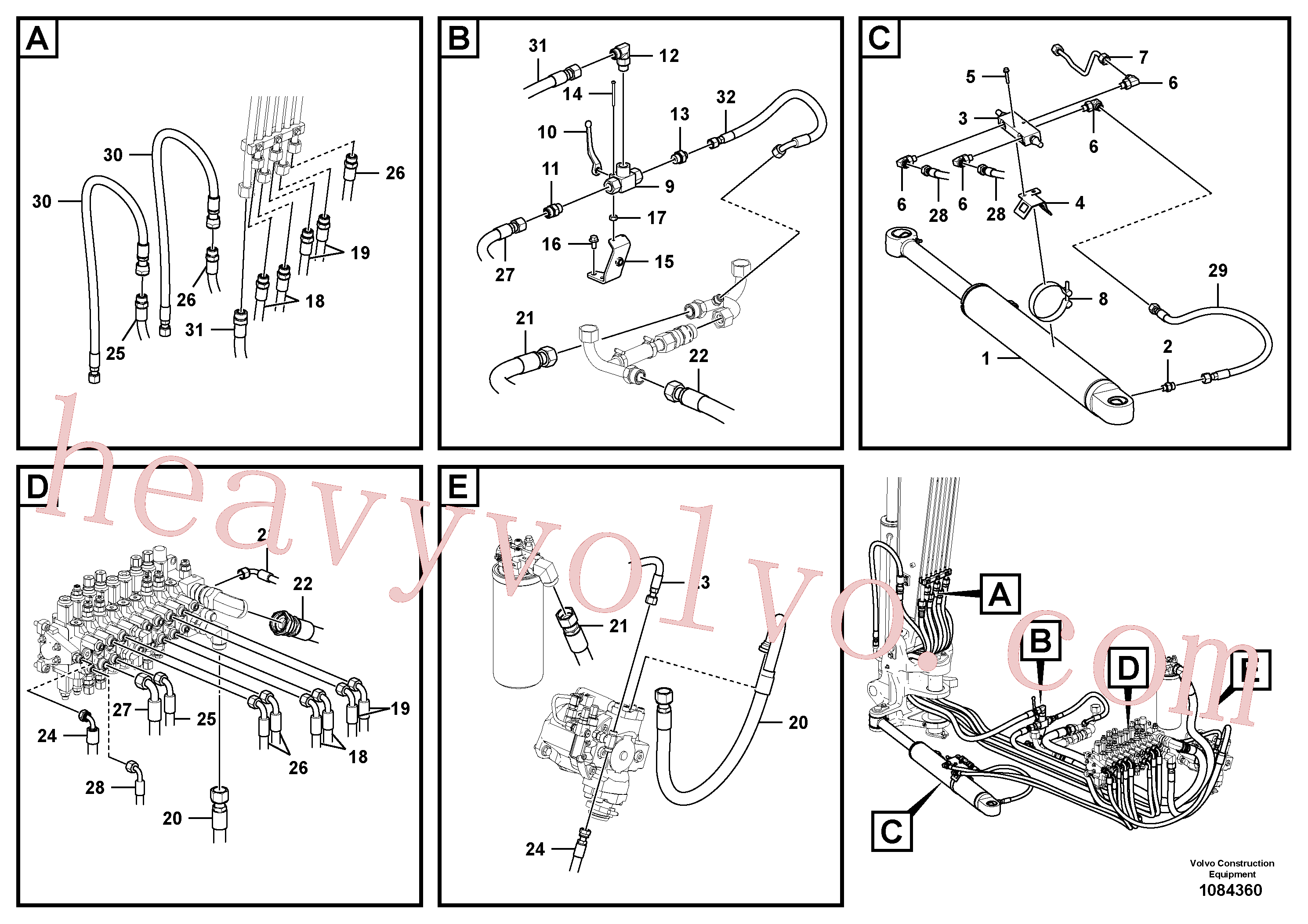 Volvo VOE11802194 Hydraulic valve aftermarket part for sale