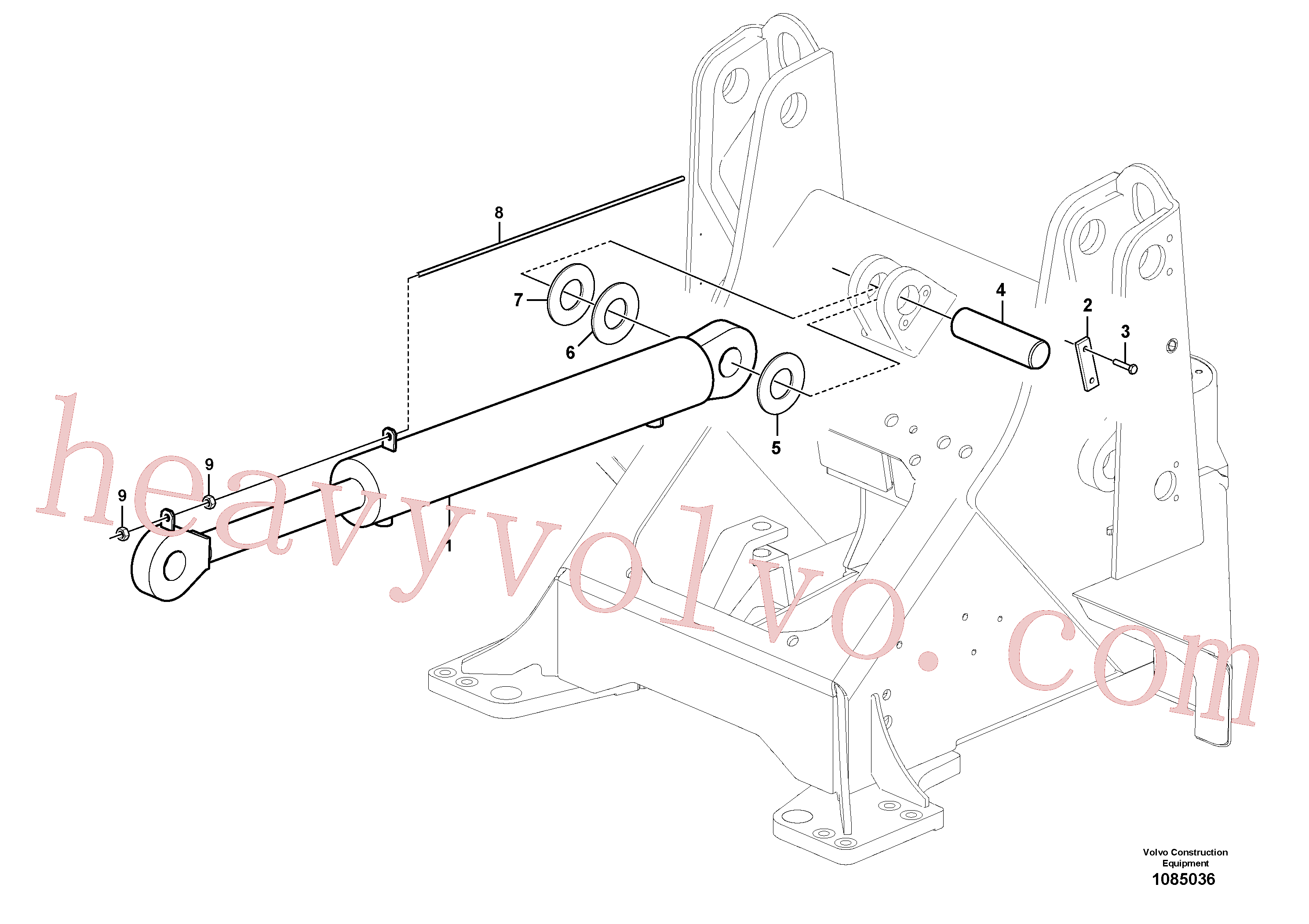 Wholesale ZM2091531 Washer for Volvo Excavator