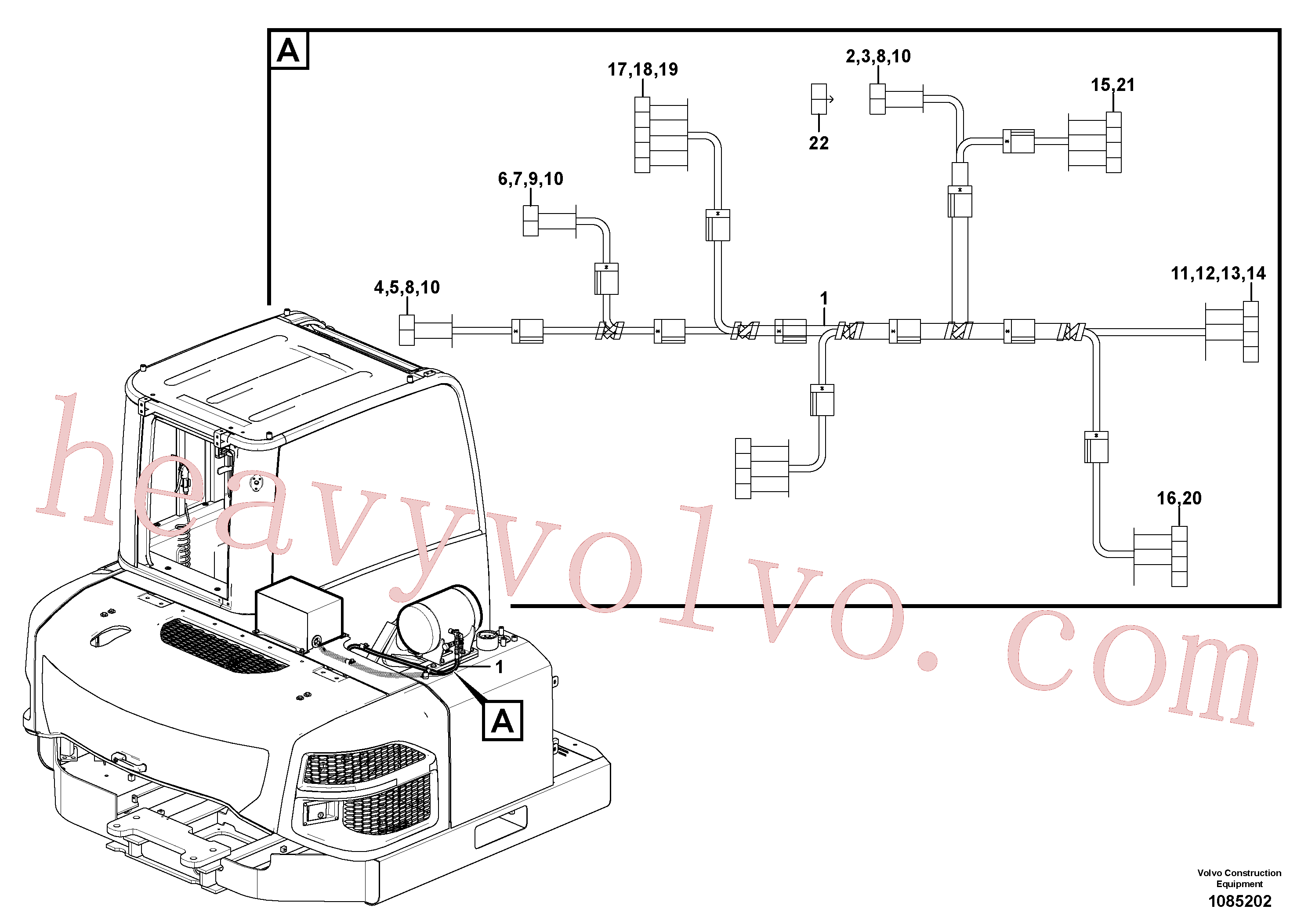 Volvo RM20377404 Connector, Housing aftermarket part for sale