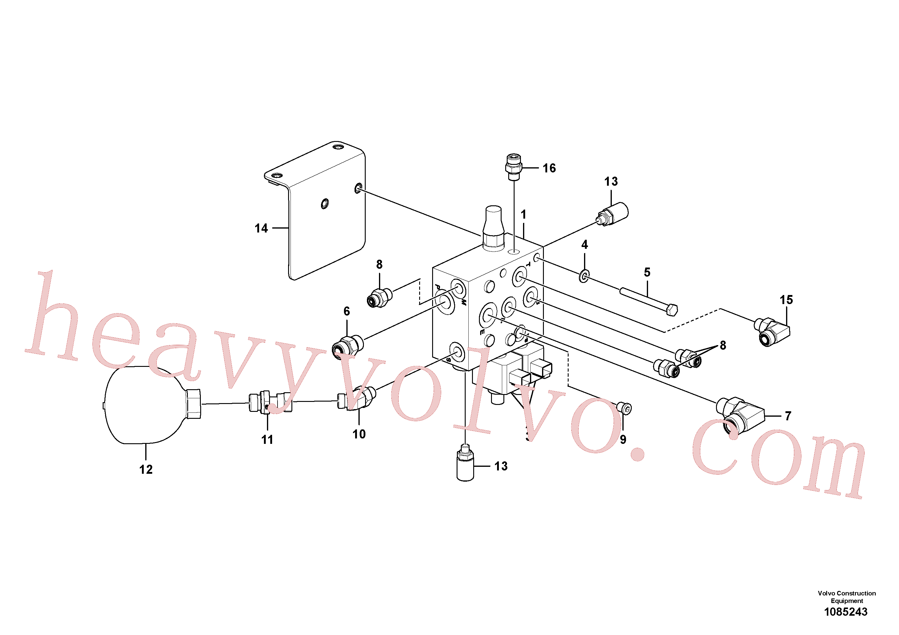China Made VOE15634161 Coil parts for Volvo Excavator
