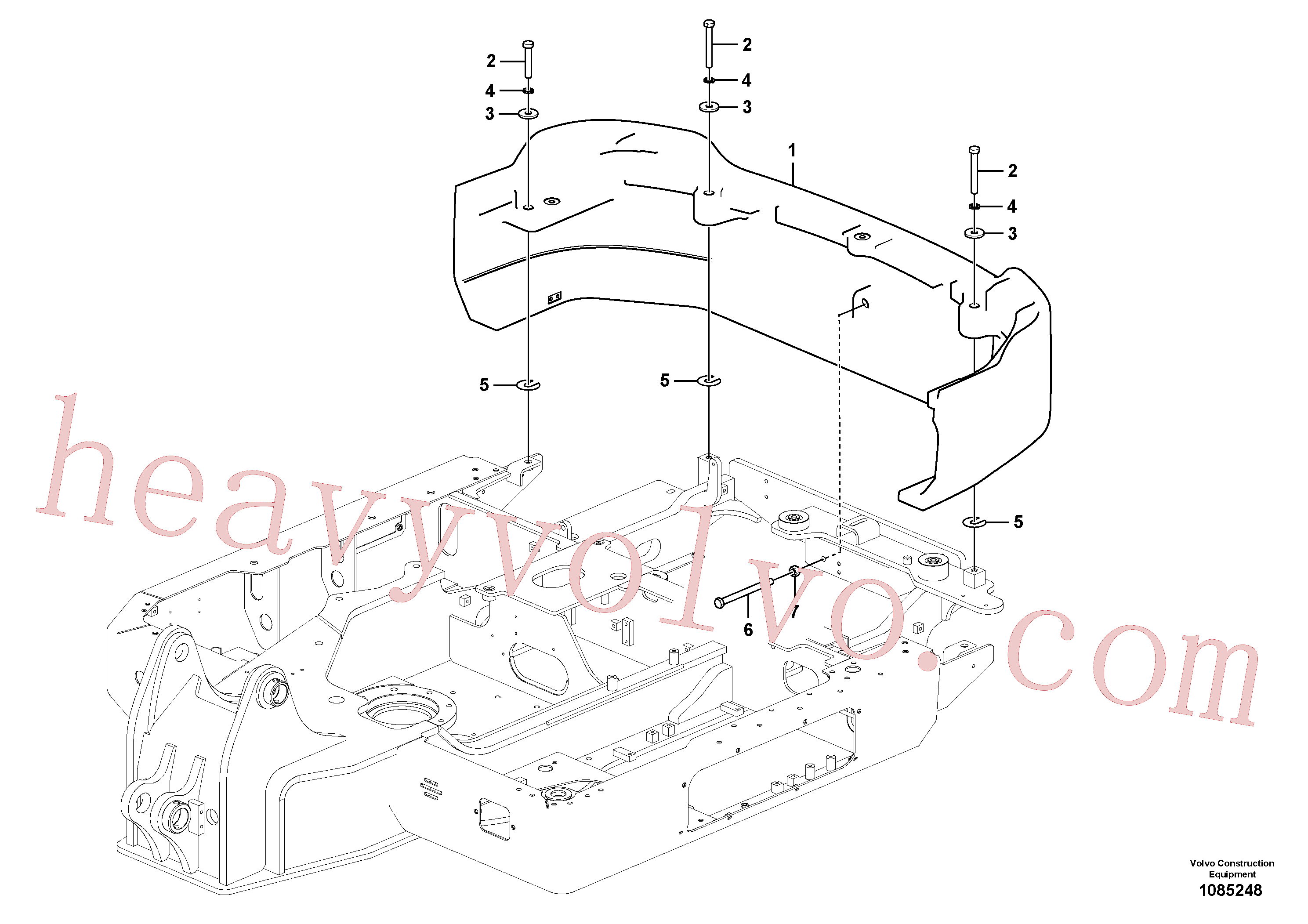 Volvo VOE60110321 Hexagon screw aftermarket part for sale