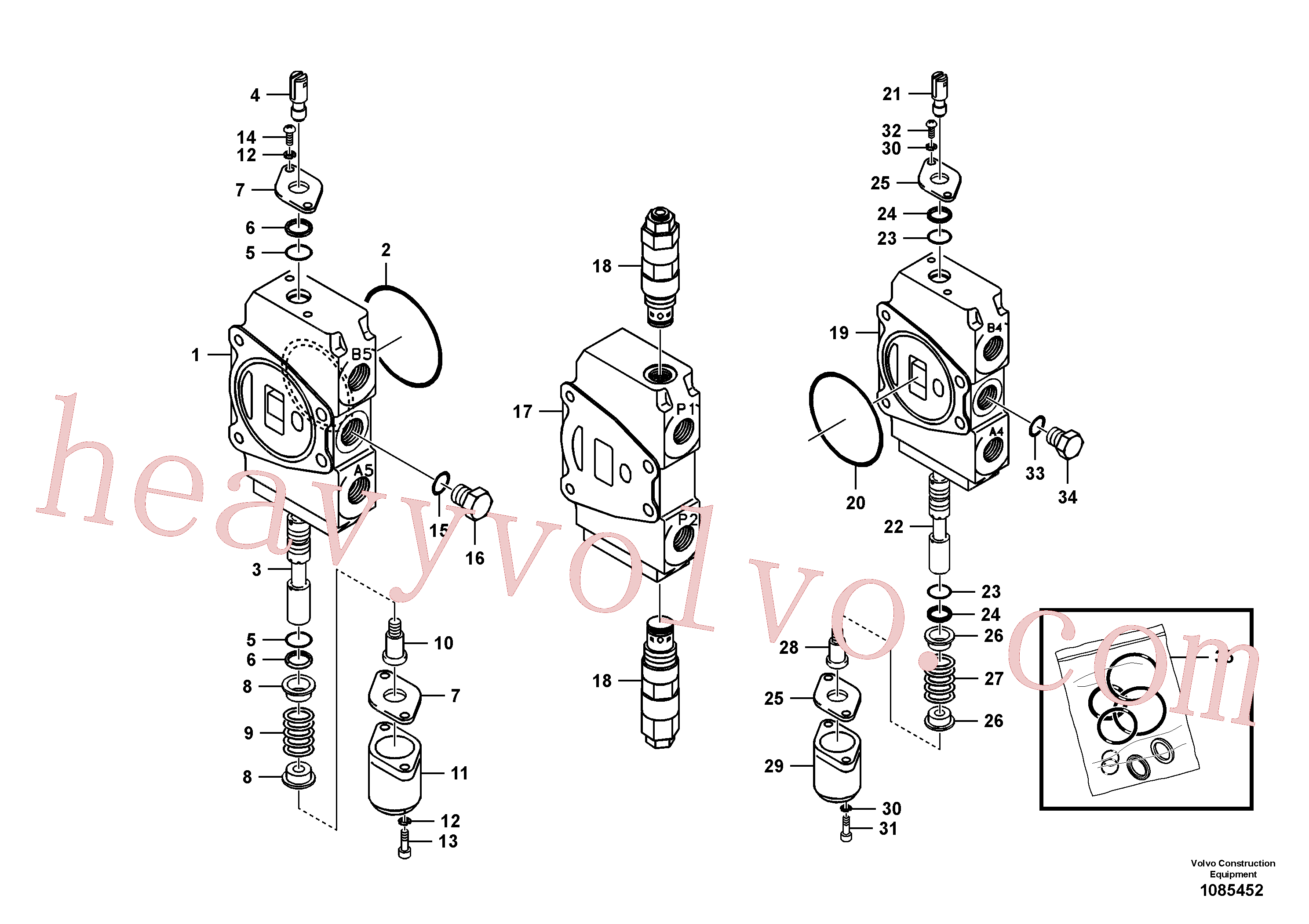Wholesale SA7251-20662 Body for Volvo Excavator