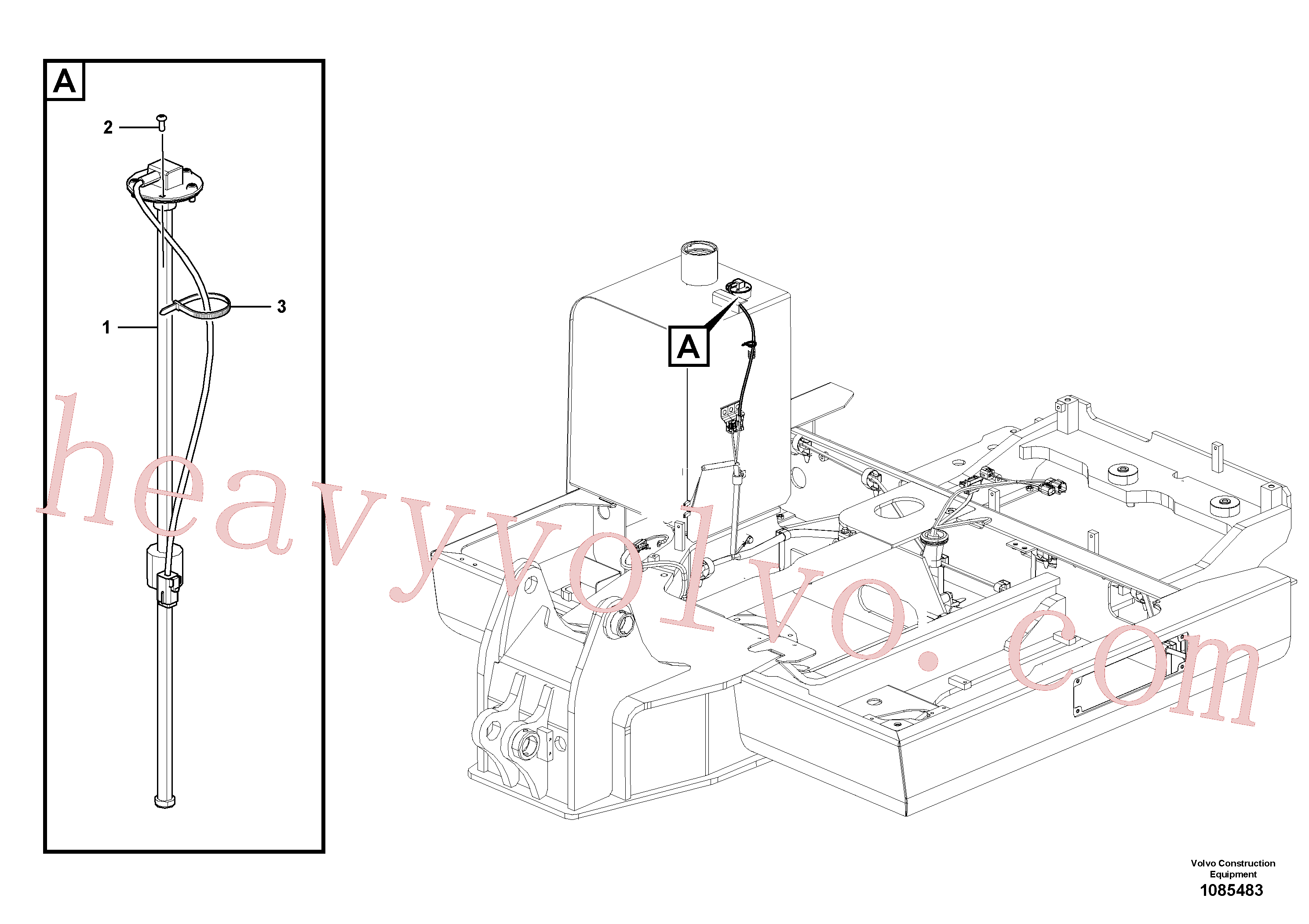 Volvo excavator part VOE14546516 Sensor for sale