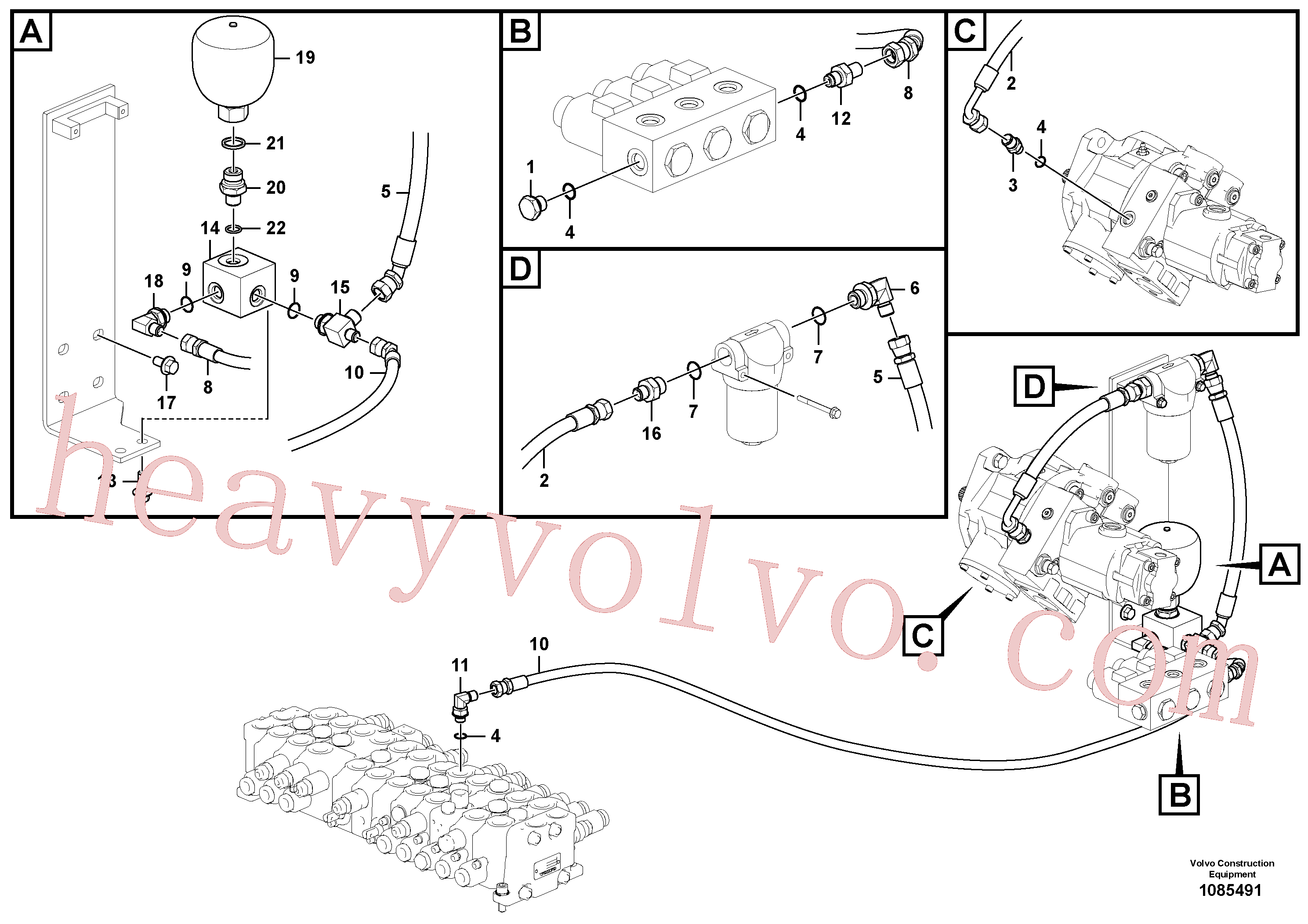 Wholesale SA9412-12150 Connector for Volvo Excavator