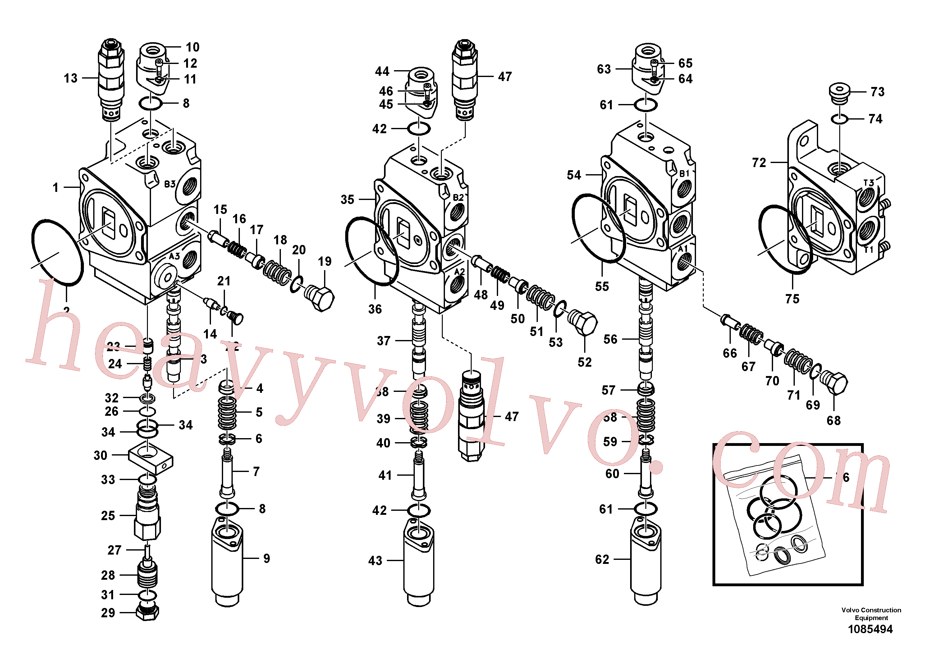 Volvo SA7253-03281 Pin aftermarket part for sale