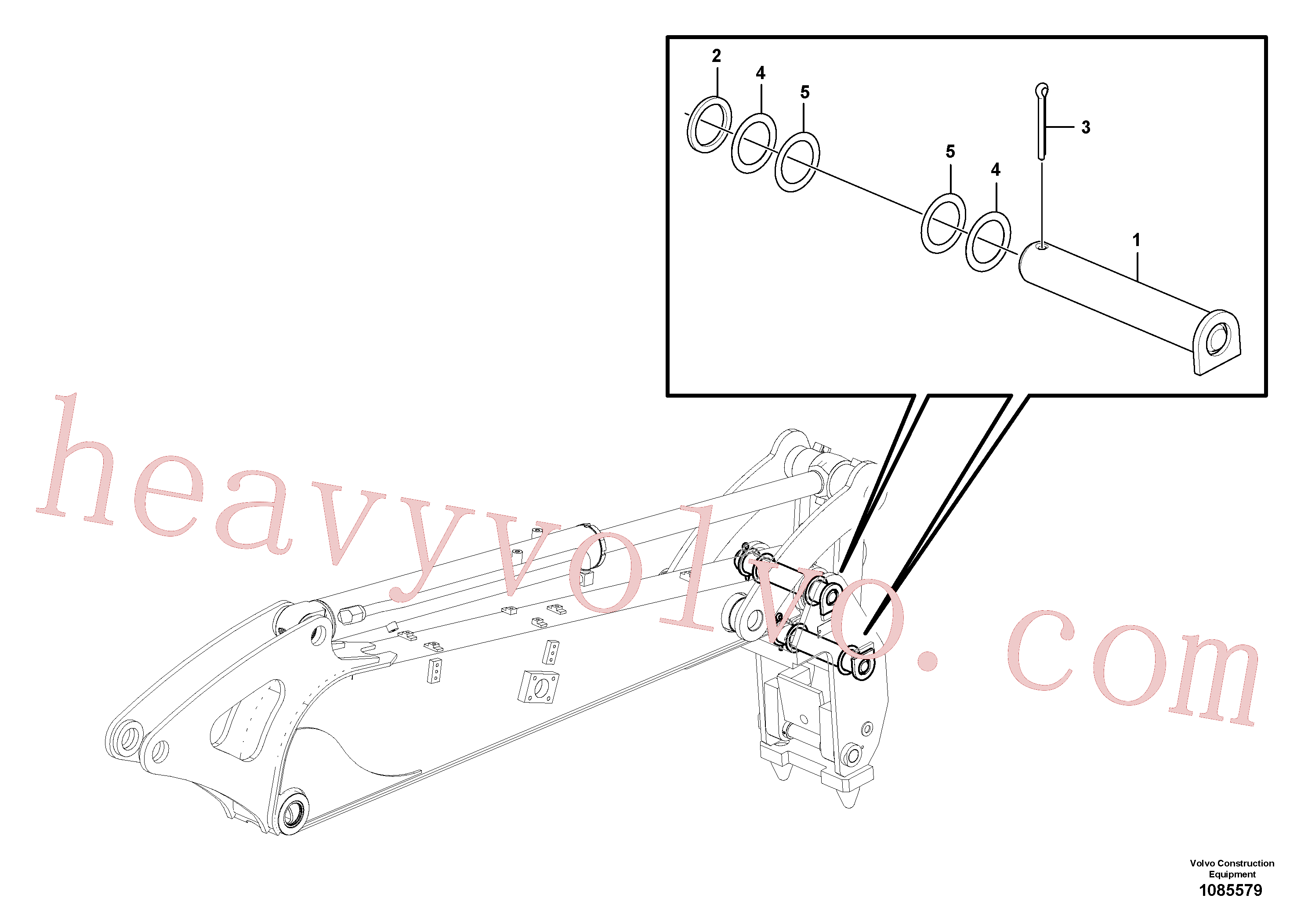 Volvo excavator part VOE14511868 Washer for sale