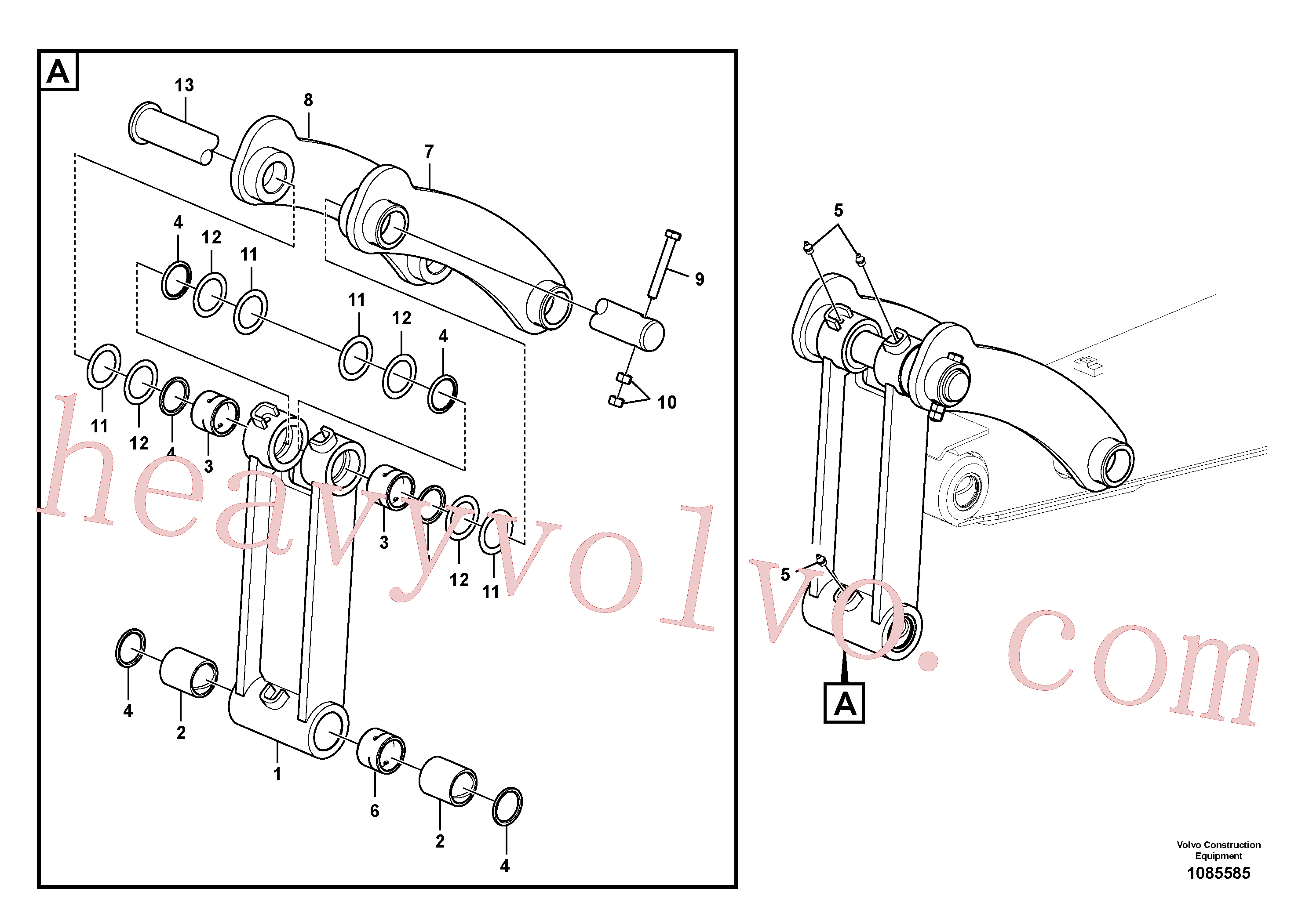 Volvo excavator part VOE14880729 Seal for sale