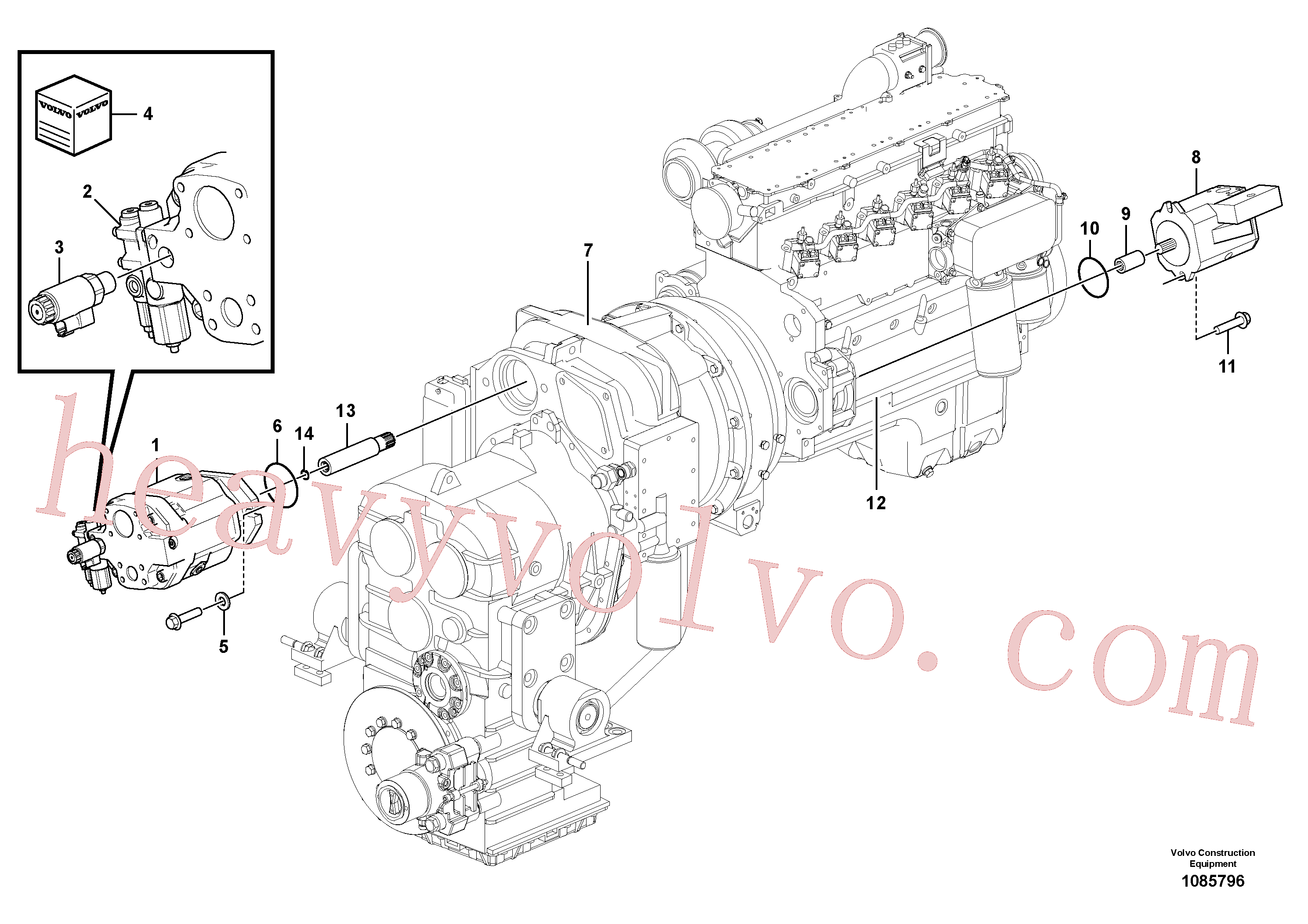 Volvo Assembly VOE925096 O-ring for sale