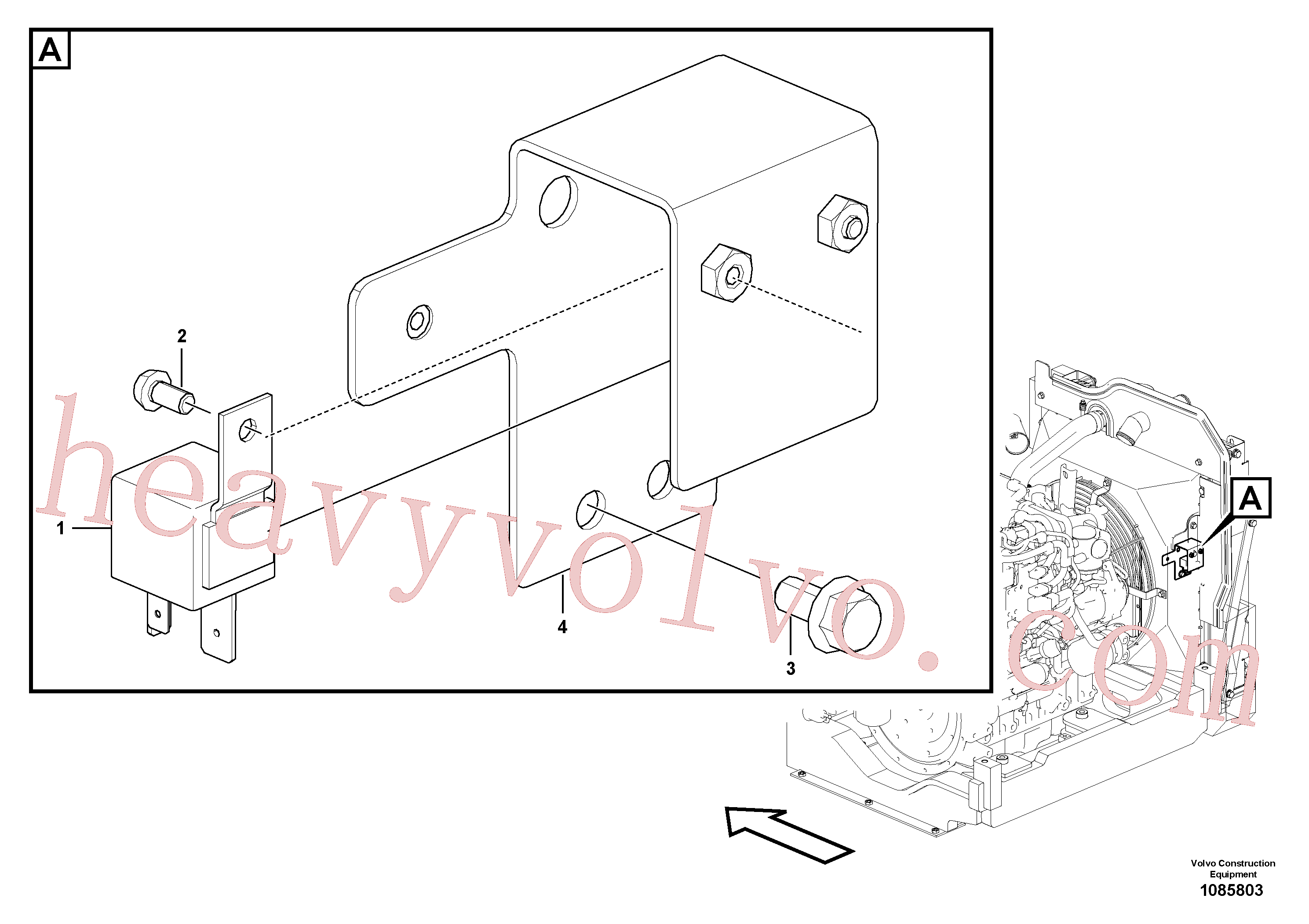 Volvo excavator part VOE14610293 Relay for sale