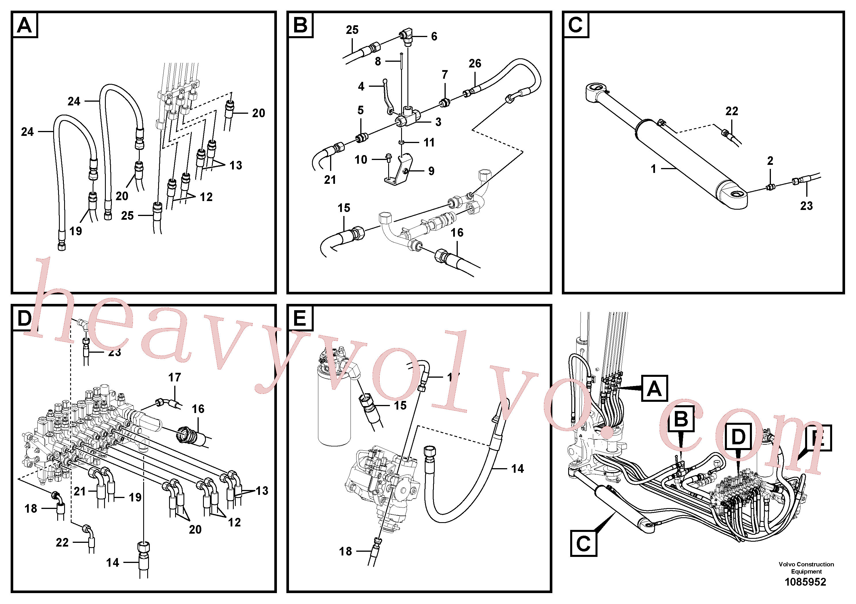Volvo excavator part VOE15680684 Eternity/2 for sale