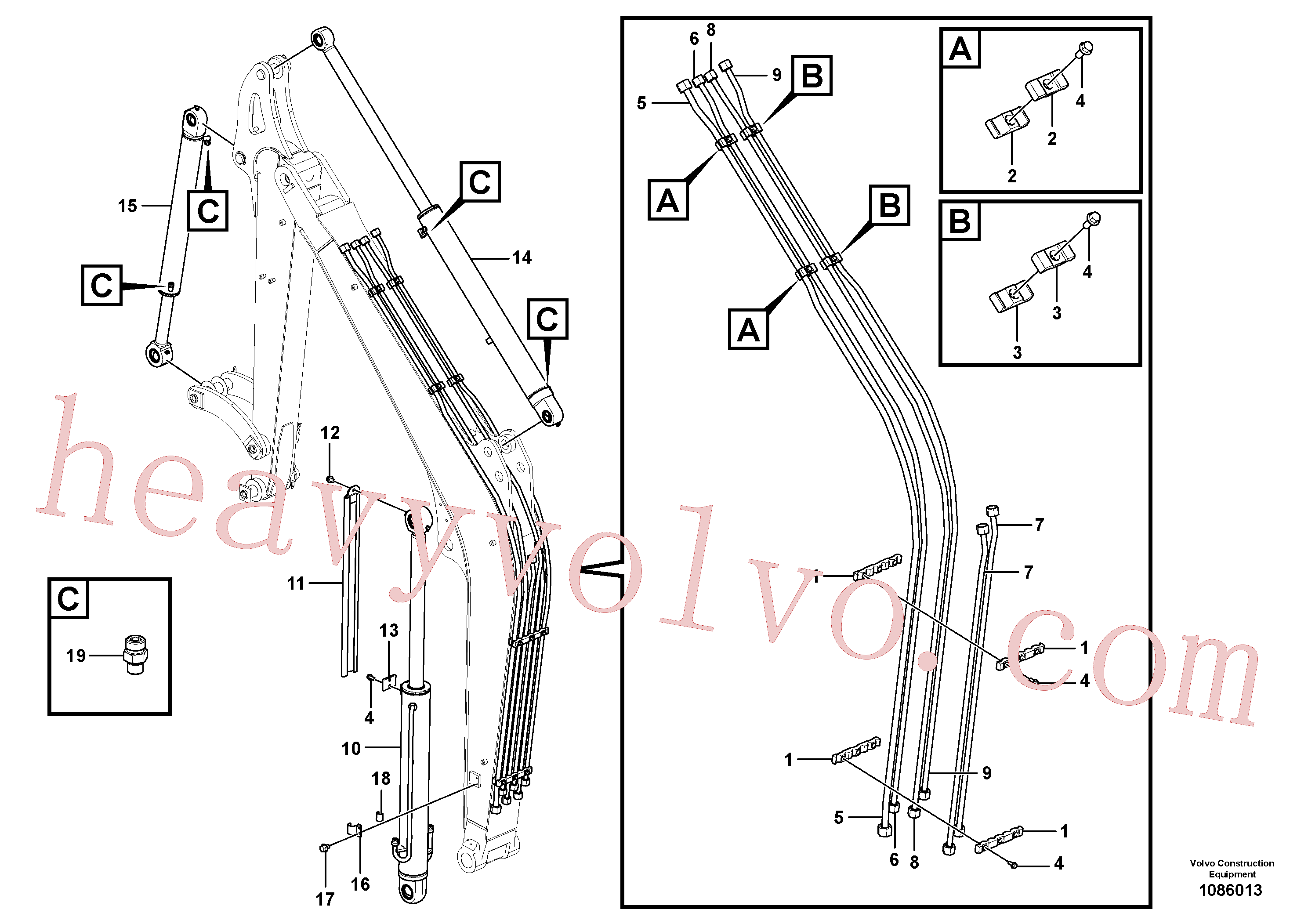 Wholesale VOE11806713 Rubber plate for Volvo Excavator