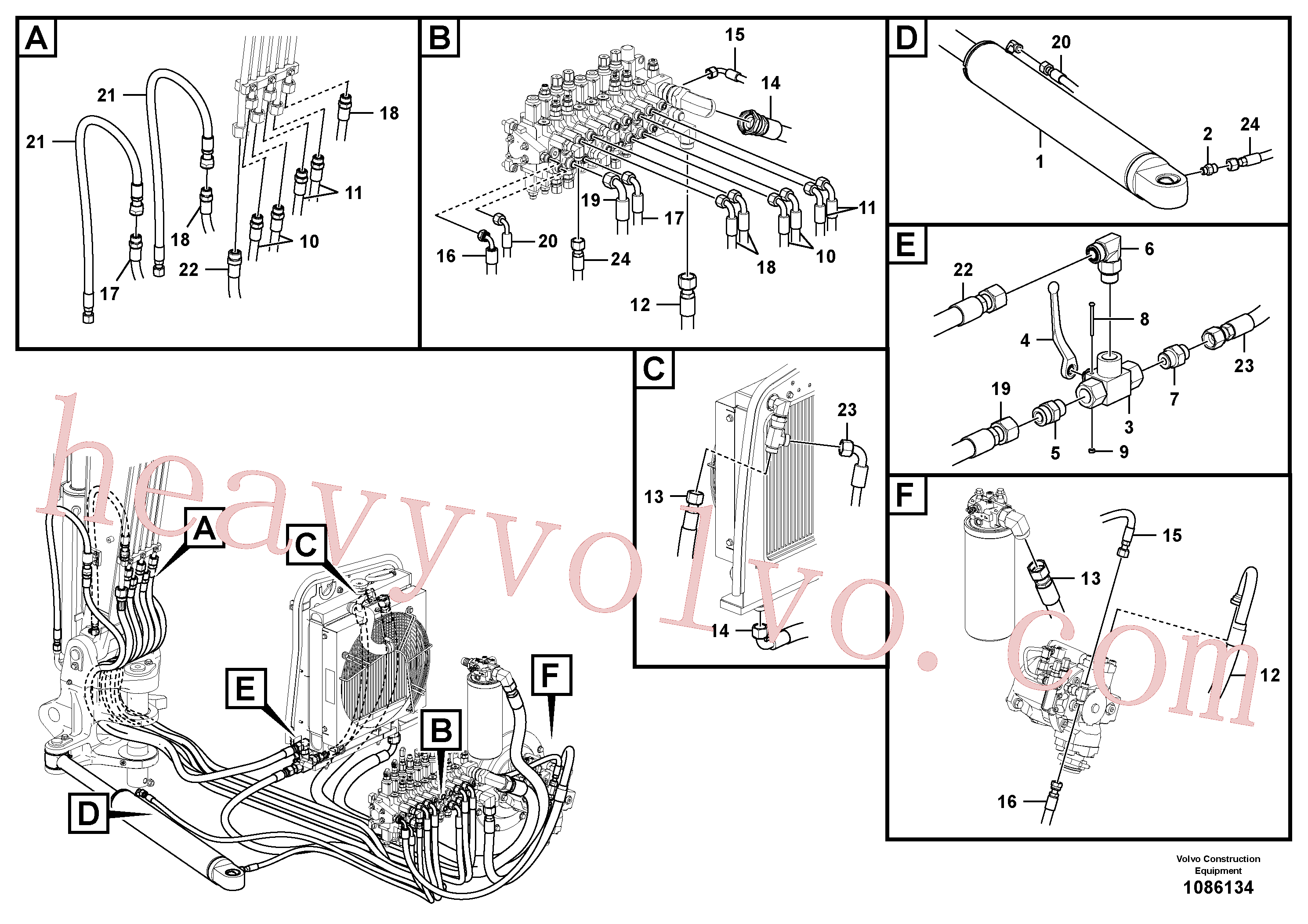 Volvo excavator part VOE15680684 Eternity/2 for sale