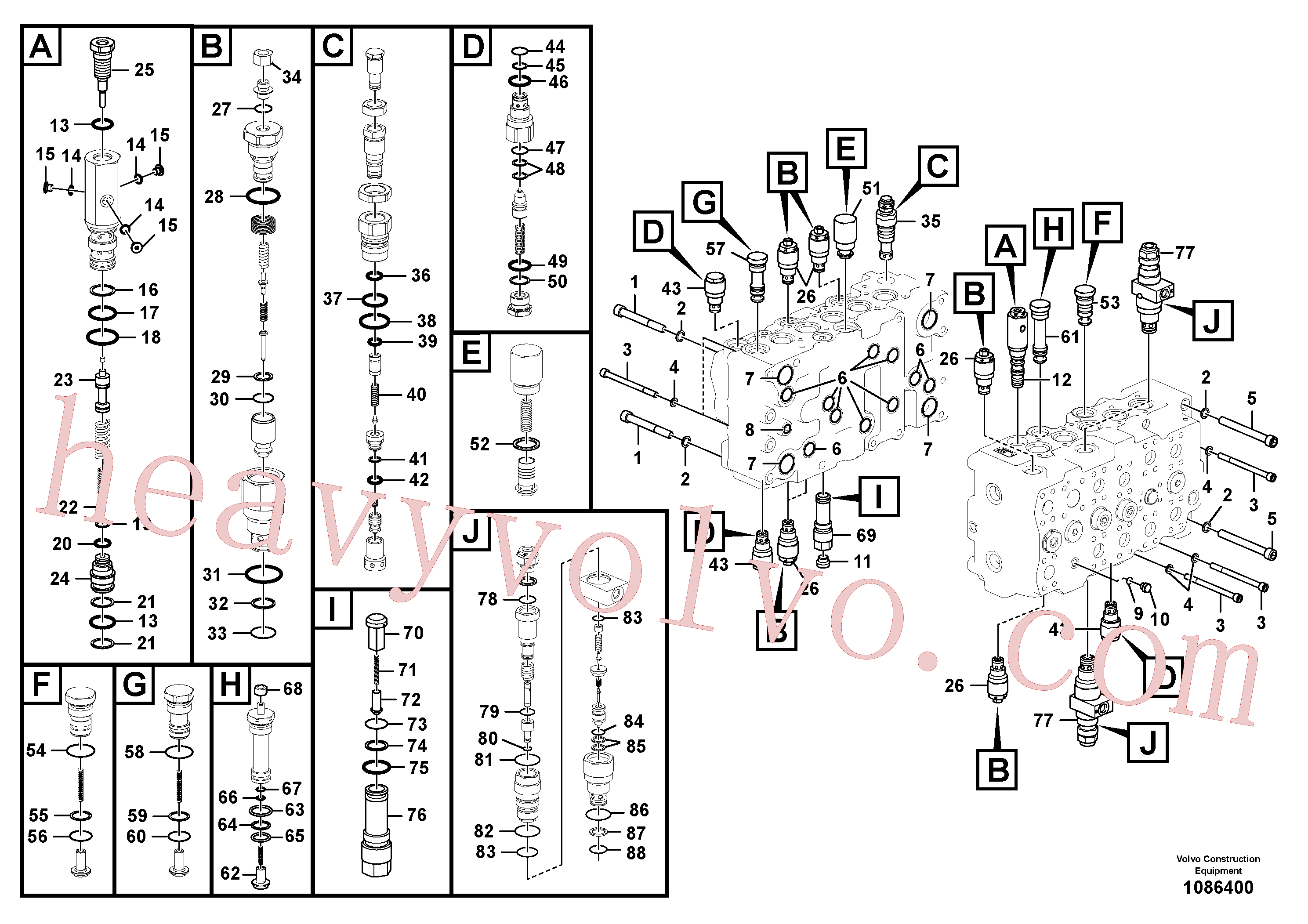 VOE14601514 O-ring for Volvo Excavator spare
