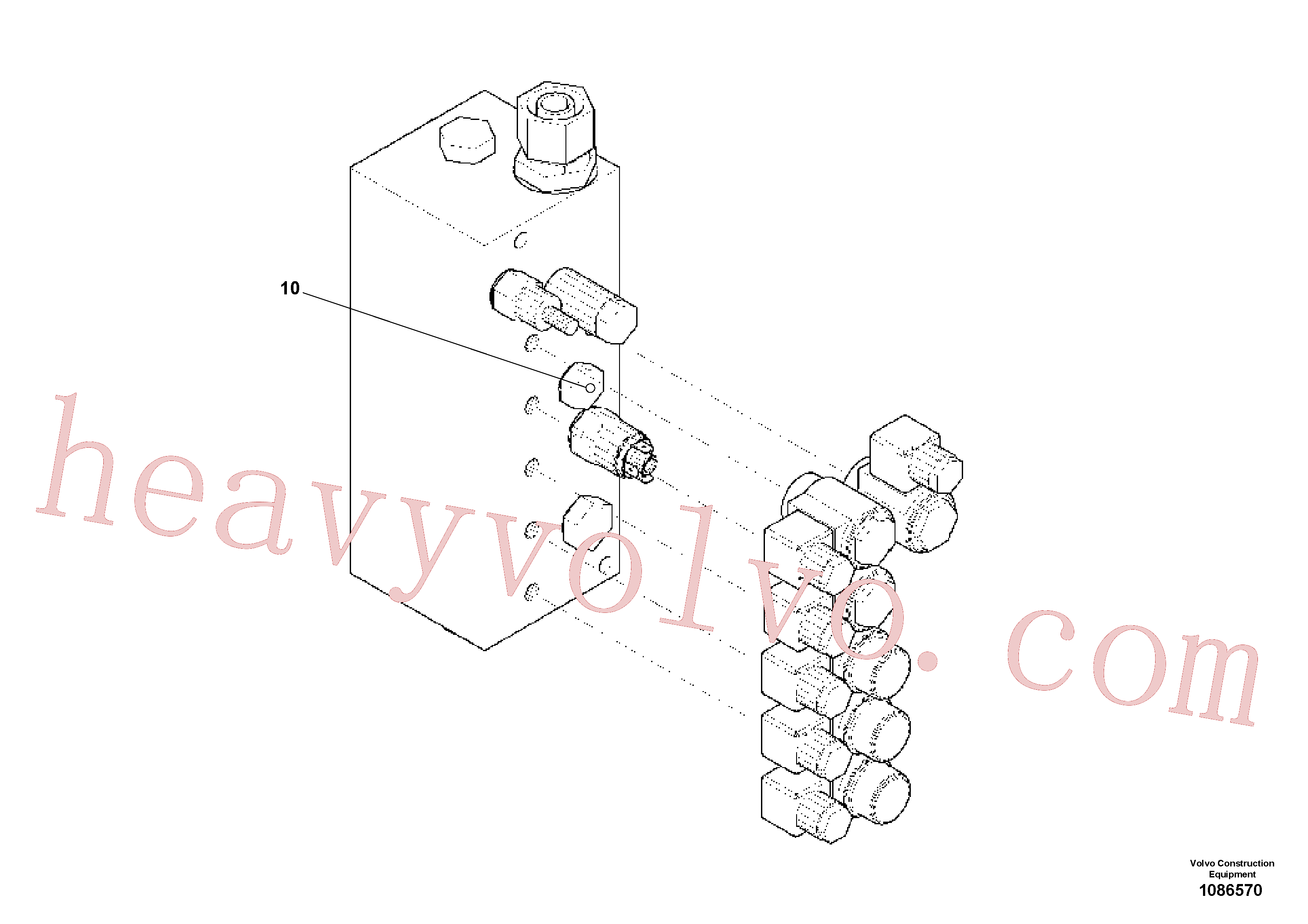 Volvo excavator part RM80634017 Sealing kit for sale
