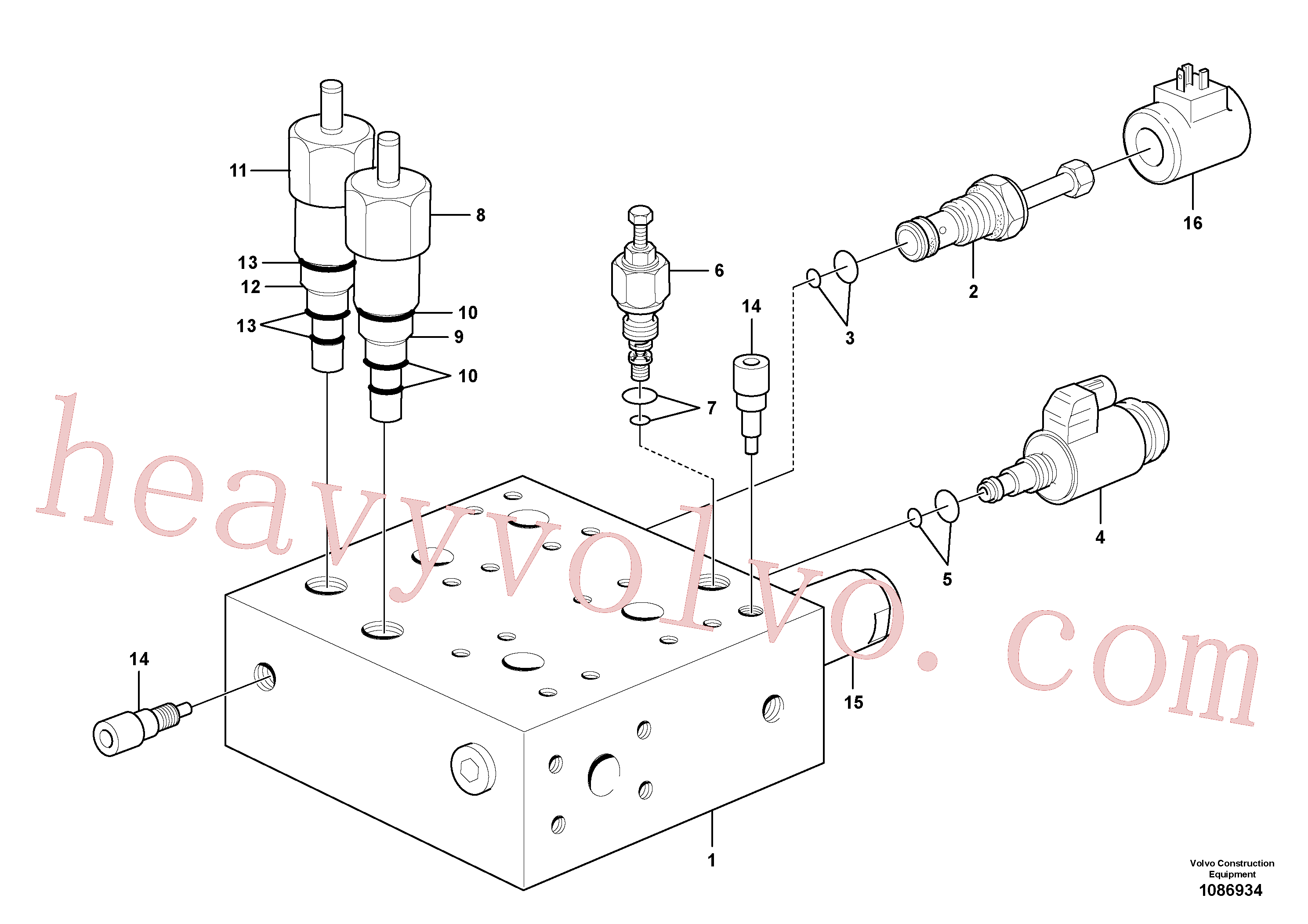 Wholesale VOE11709882 Pressure regulator for Volvo Excavator