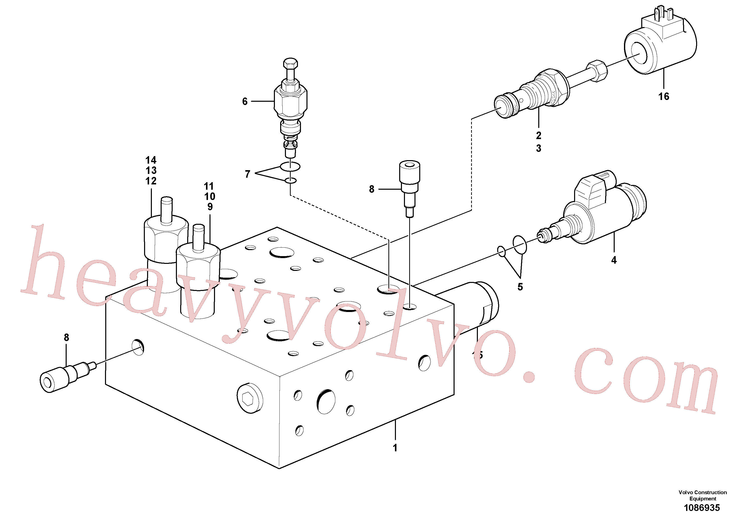 Wholesale VOE11709882 Pressure regulator for Volvo Excavator