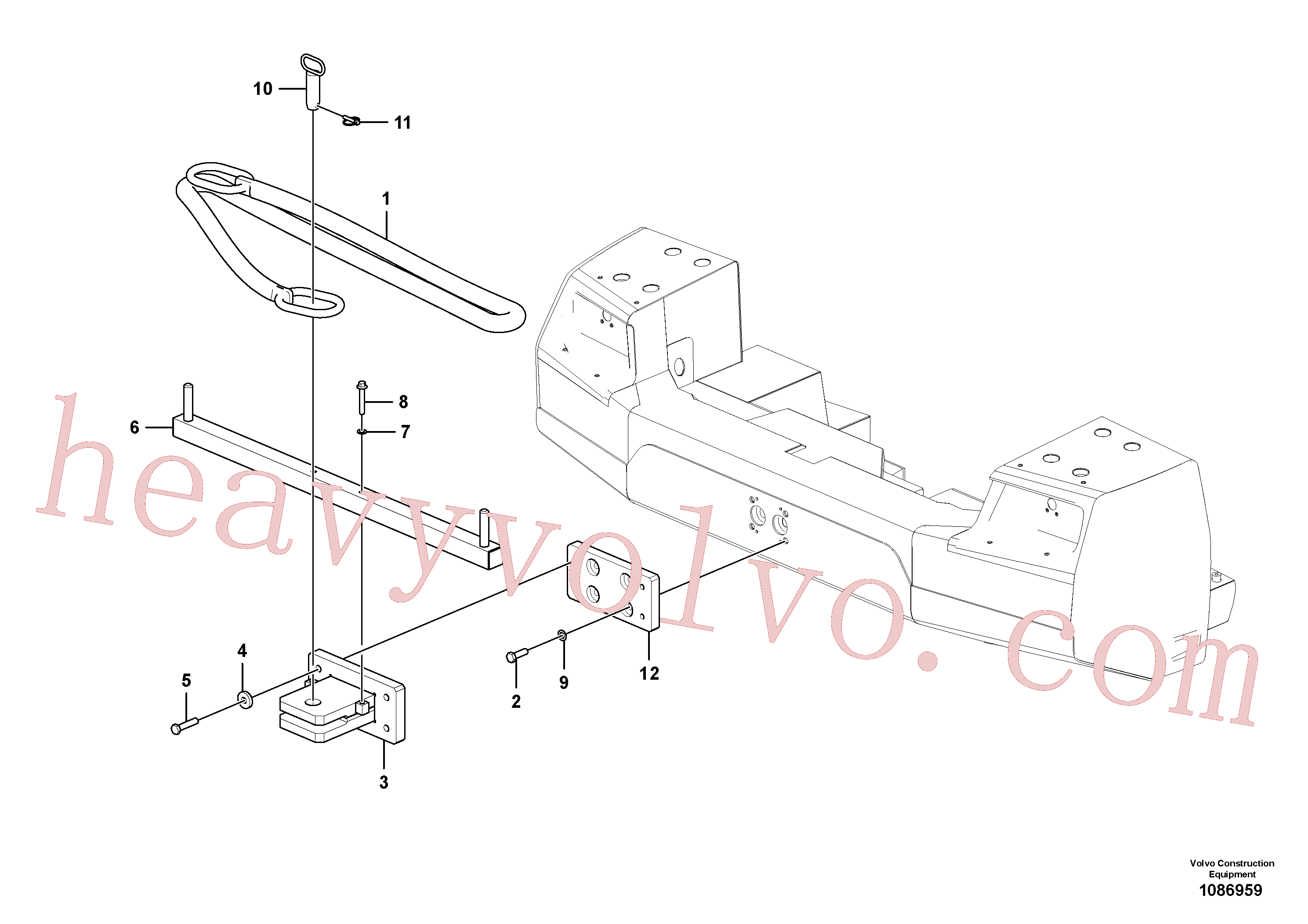 China Made VOE992973 Hexagon screw parts for Volvo Excavator