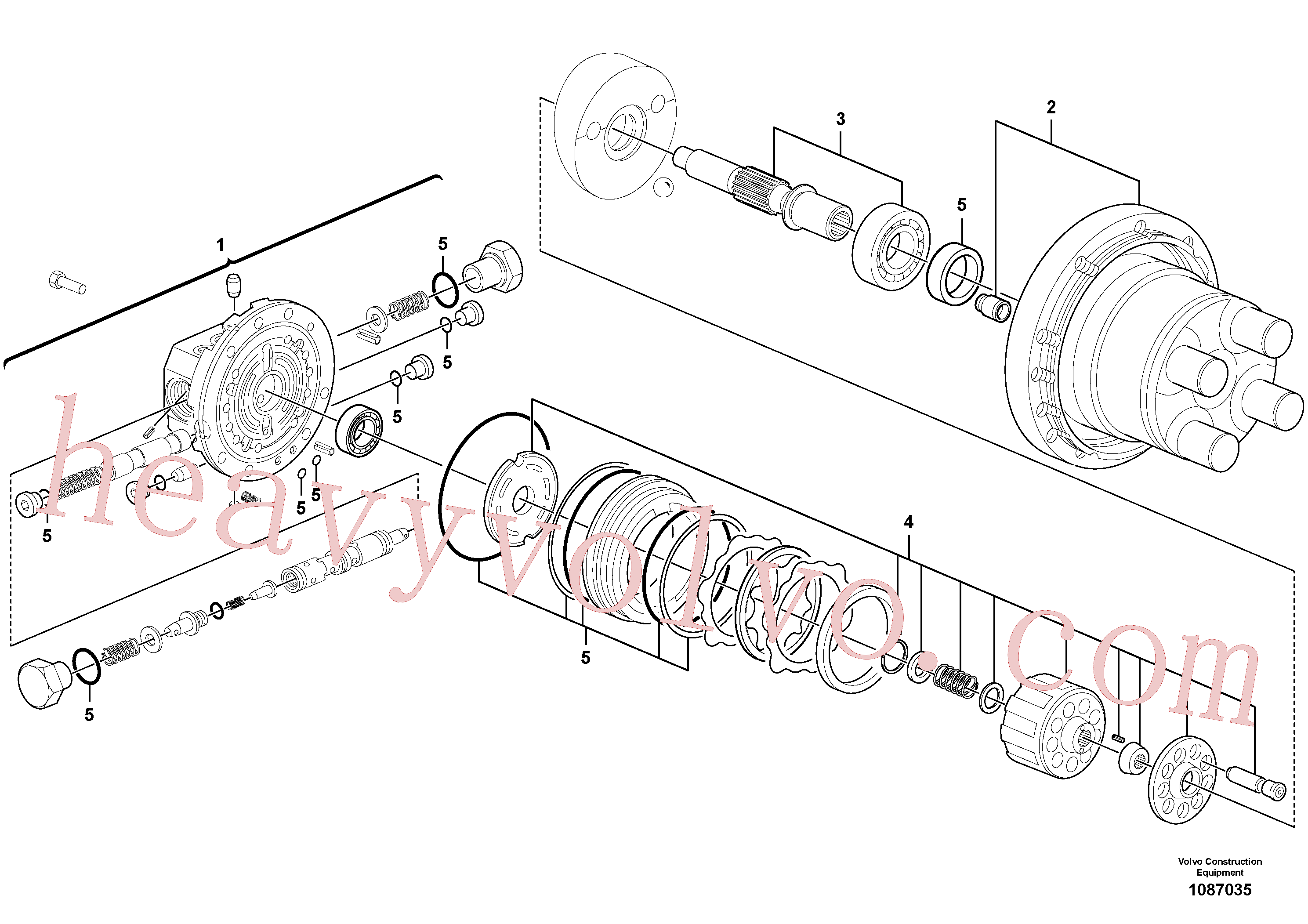VOE17463149 Kit for Volvo Excavator spare