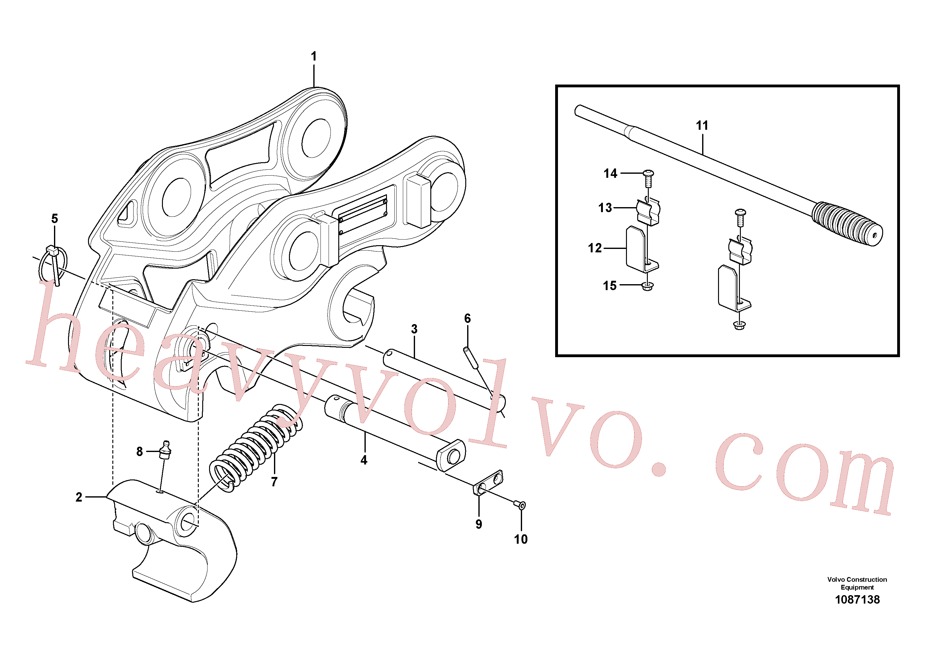Volvo Assembly VOE15626808 Stop plate for sale