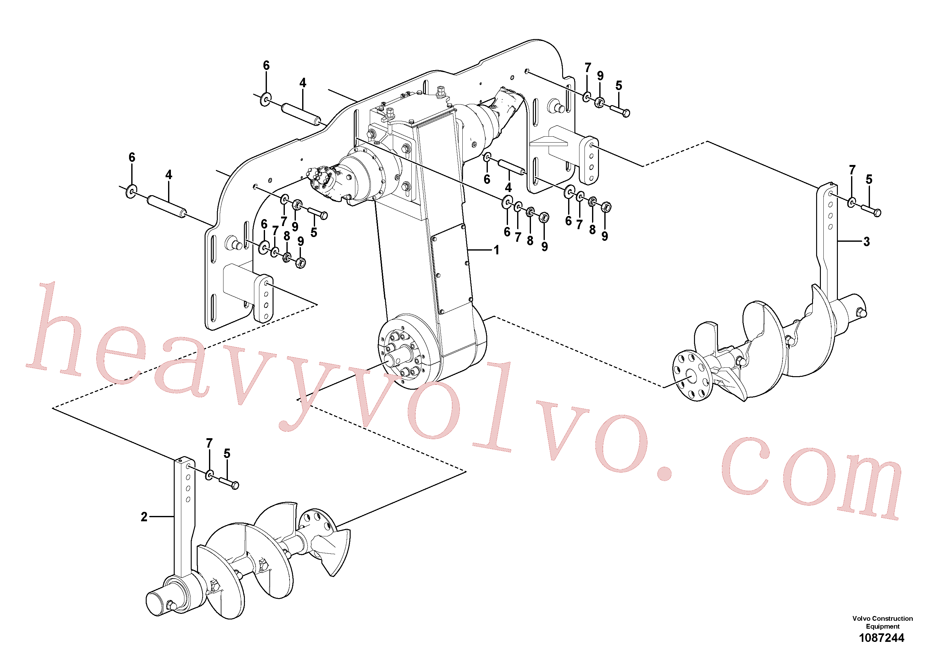 China Made RM96723606 Stud parts for Volvo Excavator