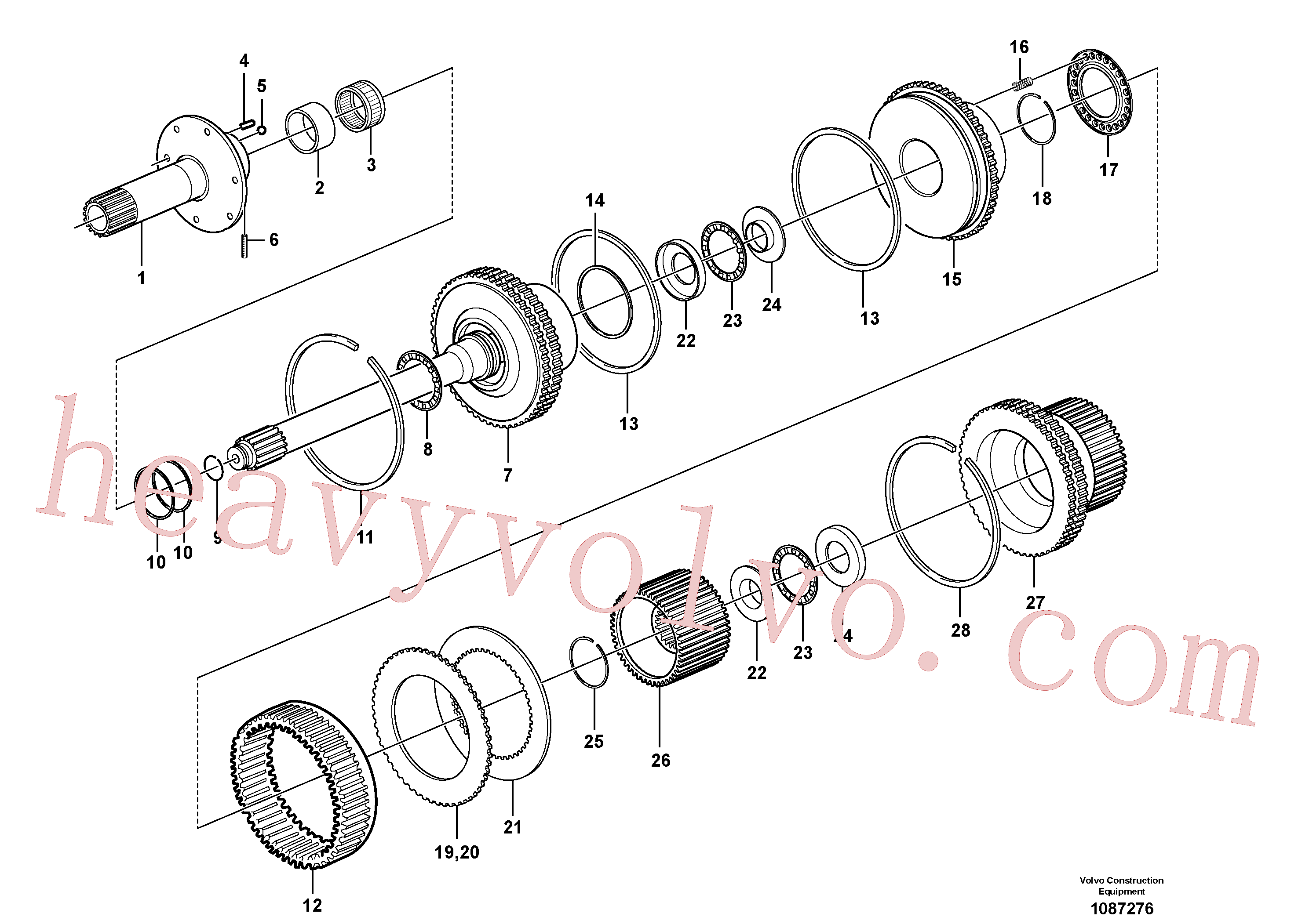 Volvo Assembly VOE11038246 Spring retainer for sale