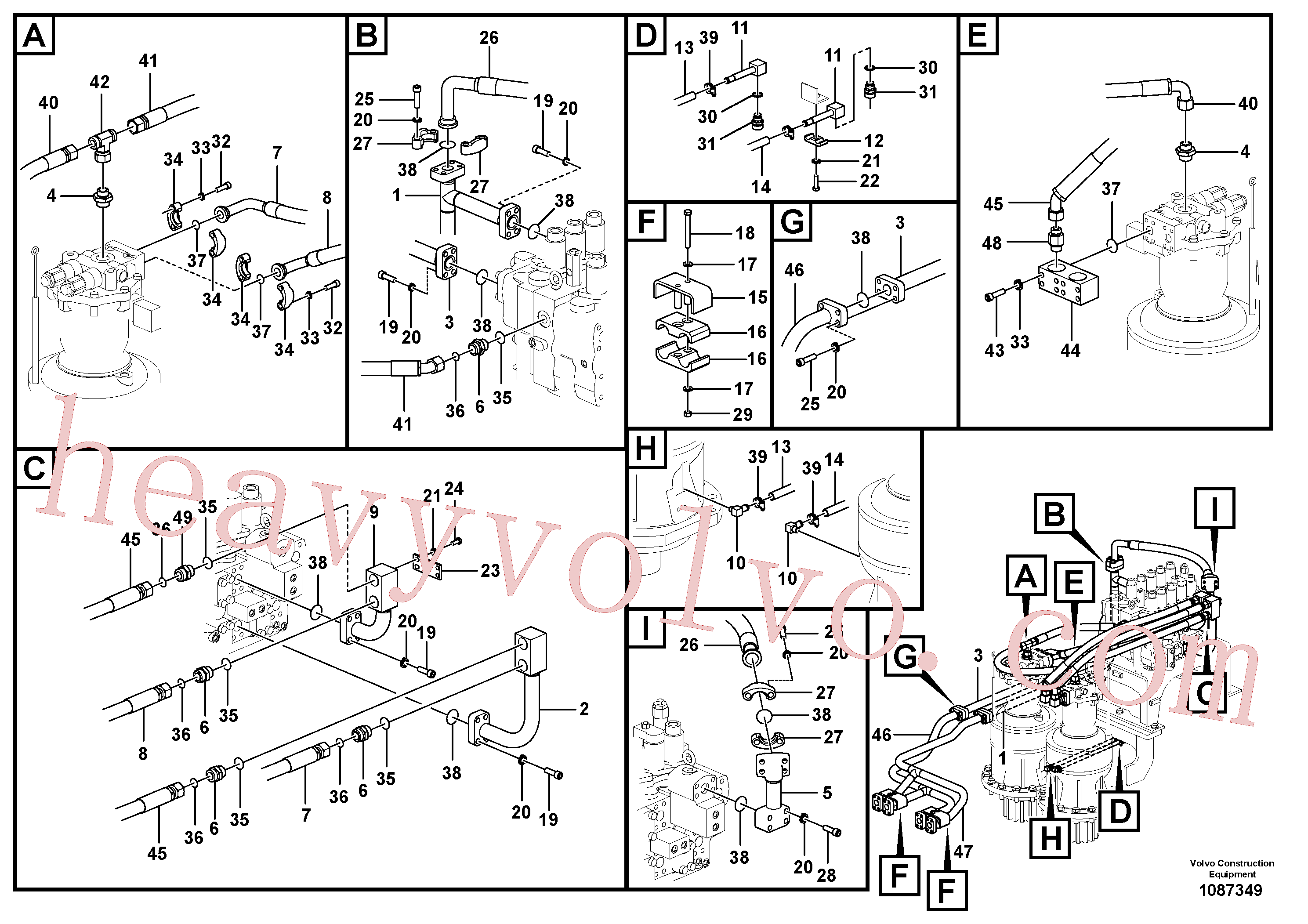China Made VOE14543160 Pipe parts for Volvo Excavator