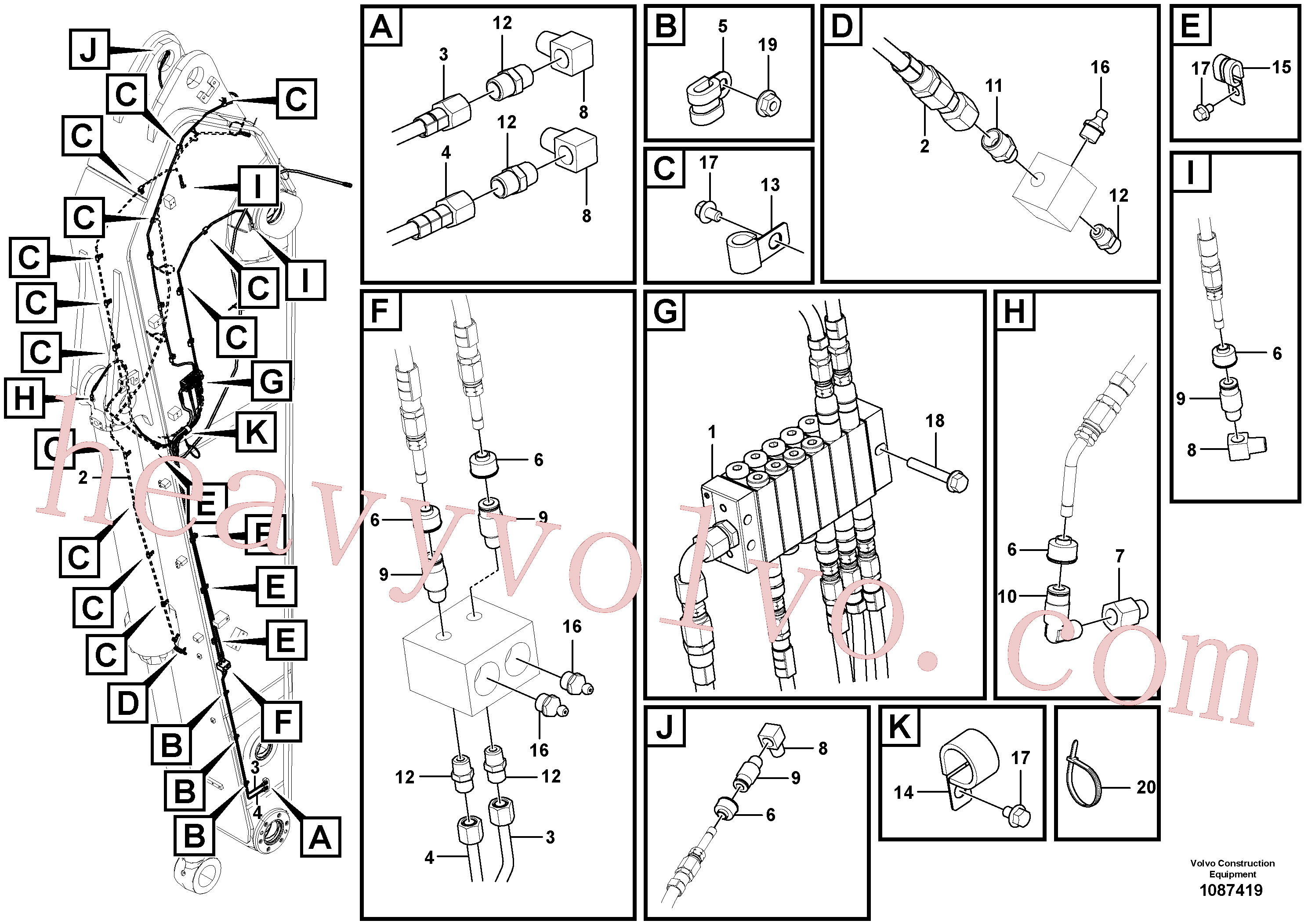 Volvo Assembly VOE14704974 Pipe for sale