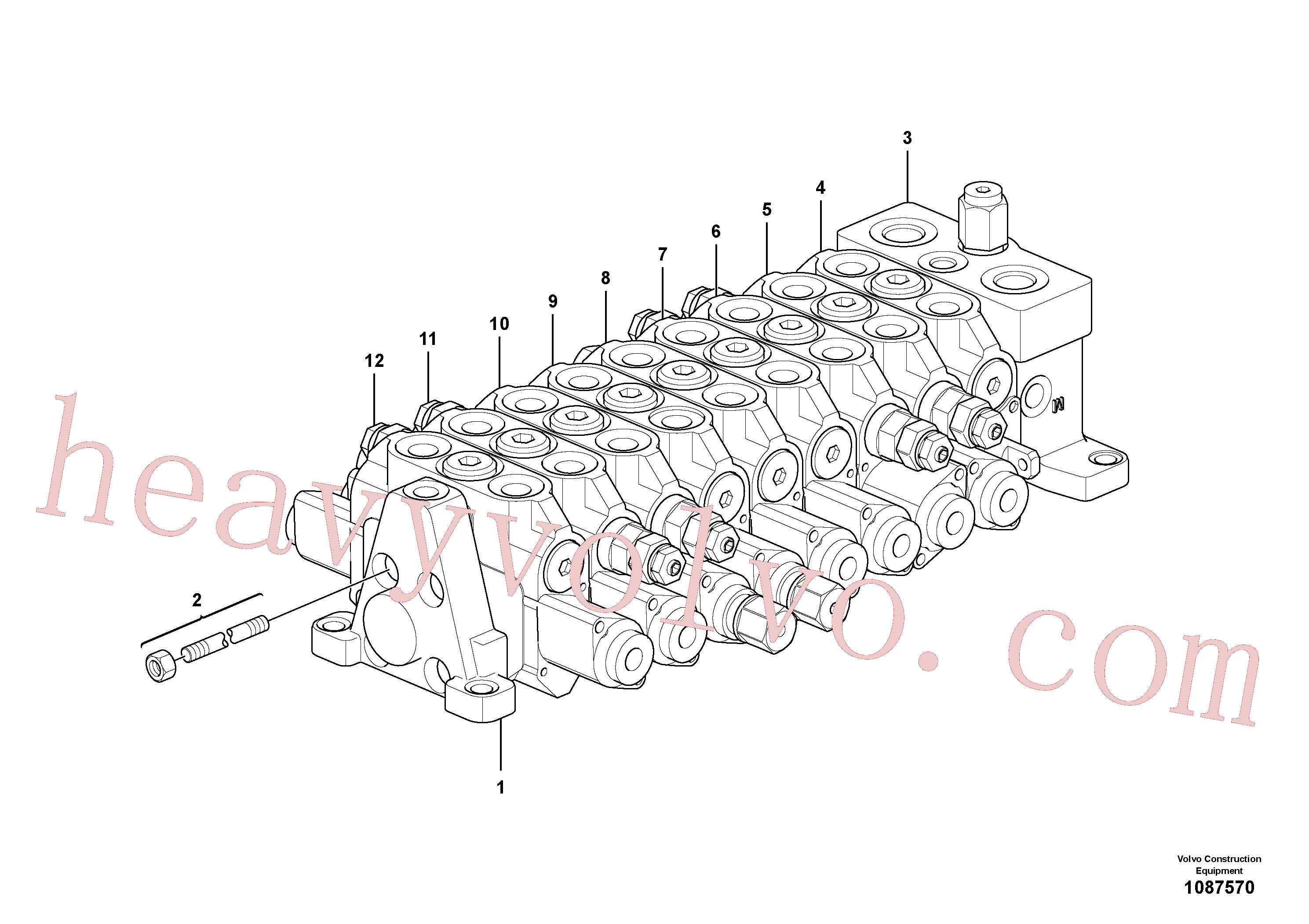 Wholesale VOE11715377 Valve unit for Volvo Excavator