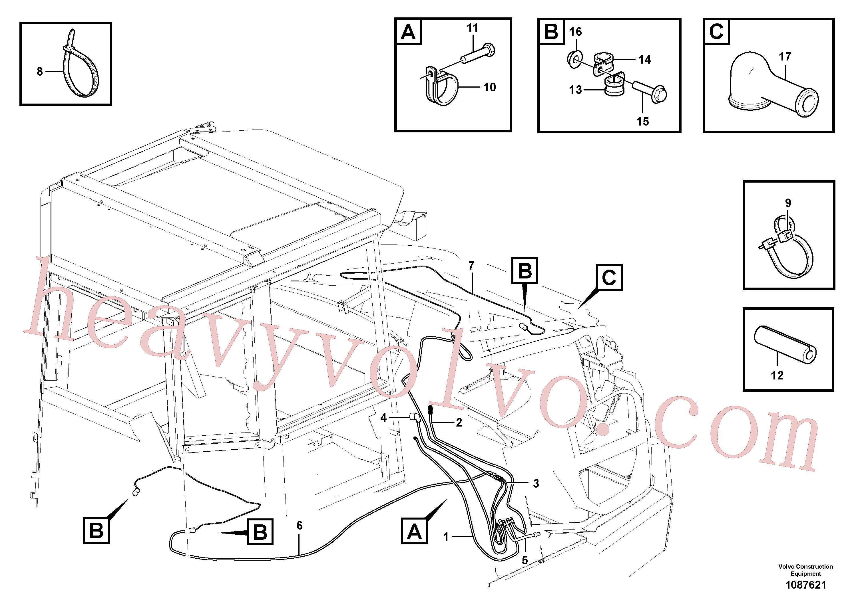 Volvo VOE15146994 Cable aftermarket part for sale