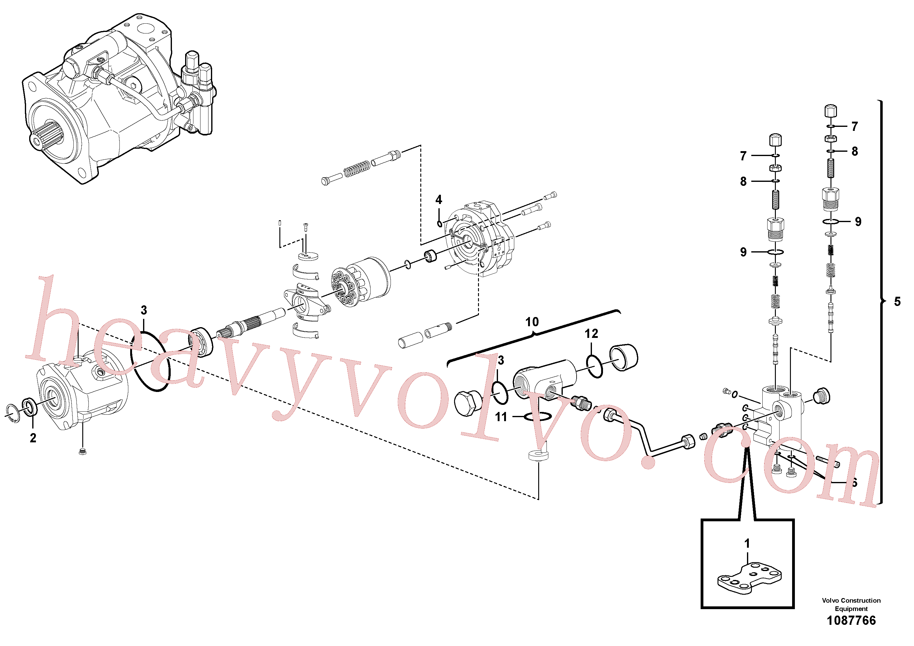 Volvo VOE17467855 Control valve aftermarket part for sale