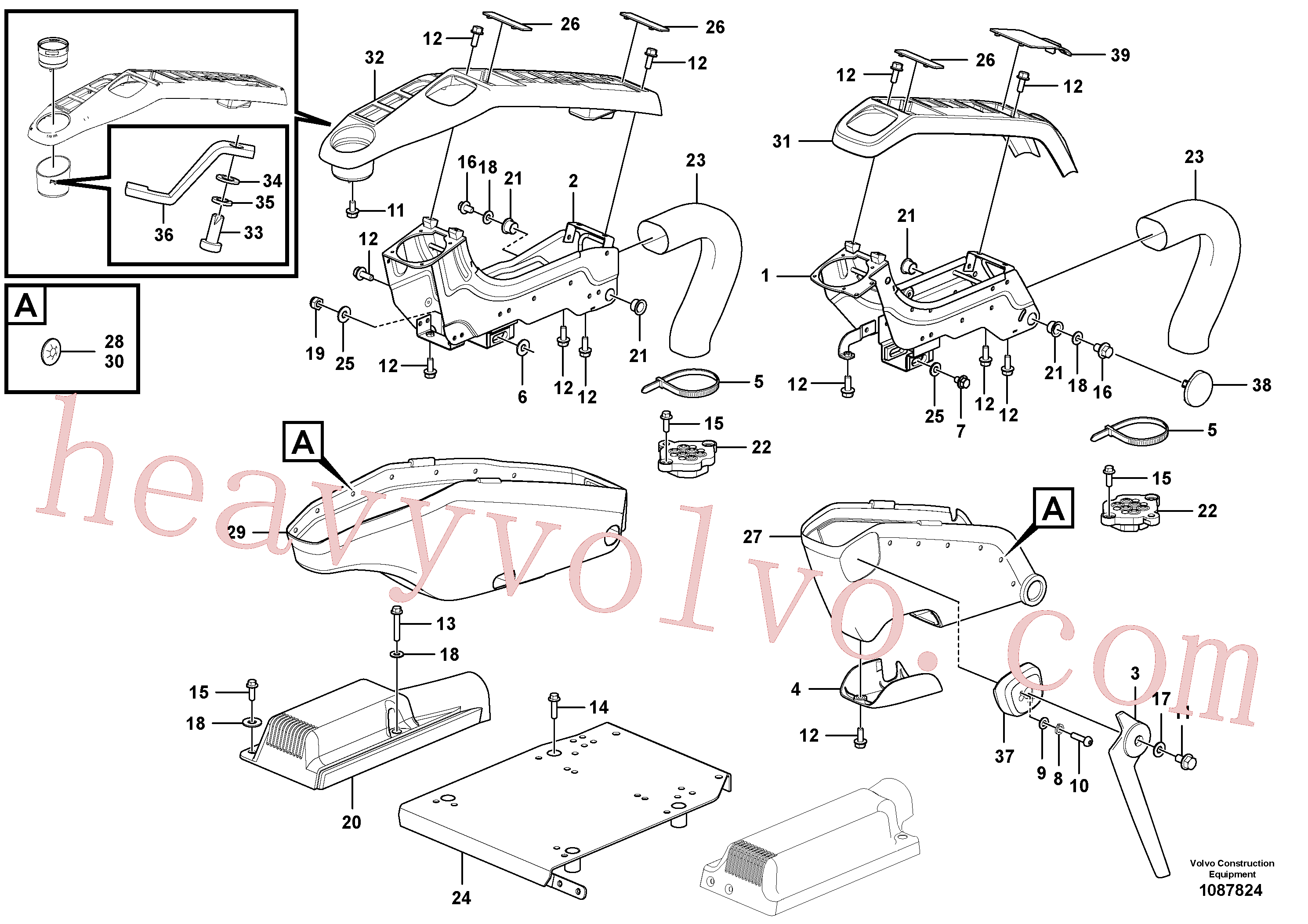 Volvo excavator part VOE994848 Washer for sale