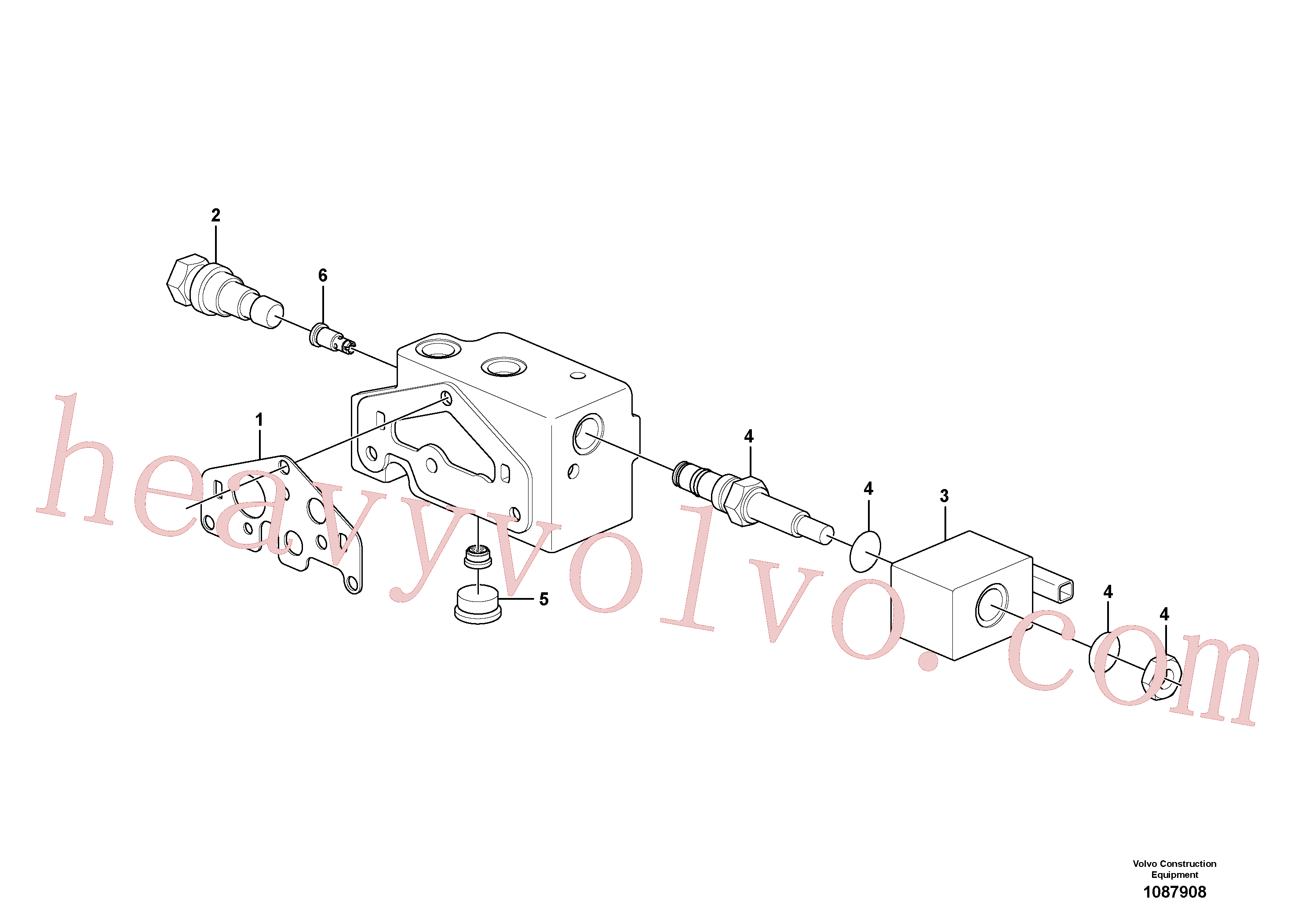 China Made VOE17472123 Solenoid coil parts for Volvo Excavator
