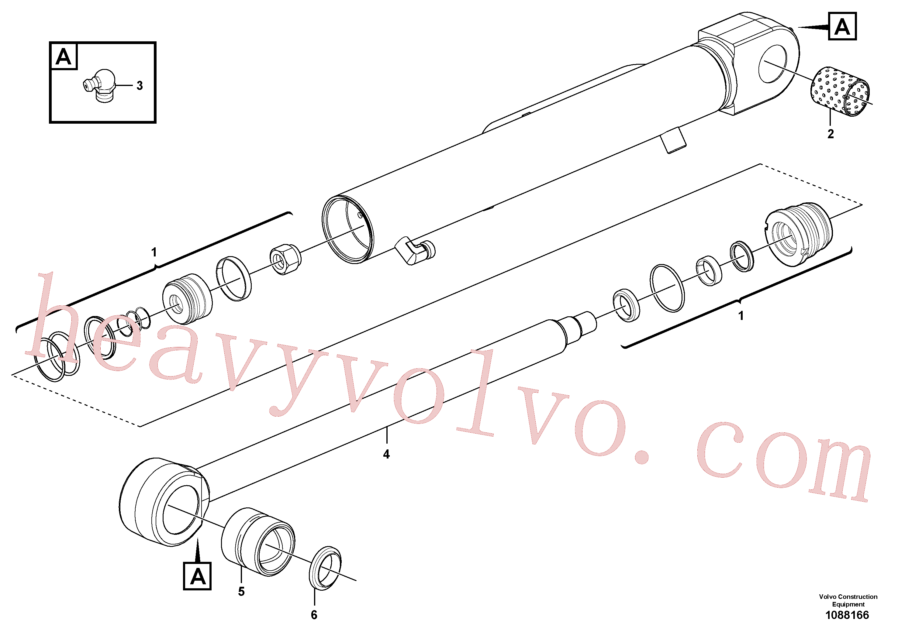 VOE15163209 Bushing for Volvo Excavator Parts