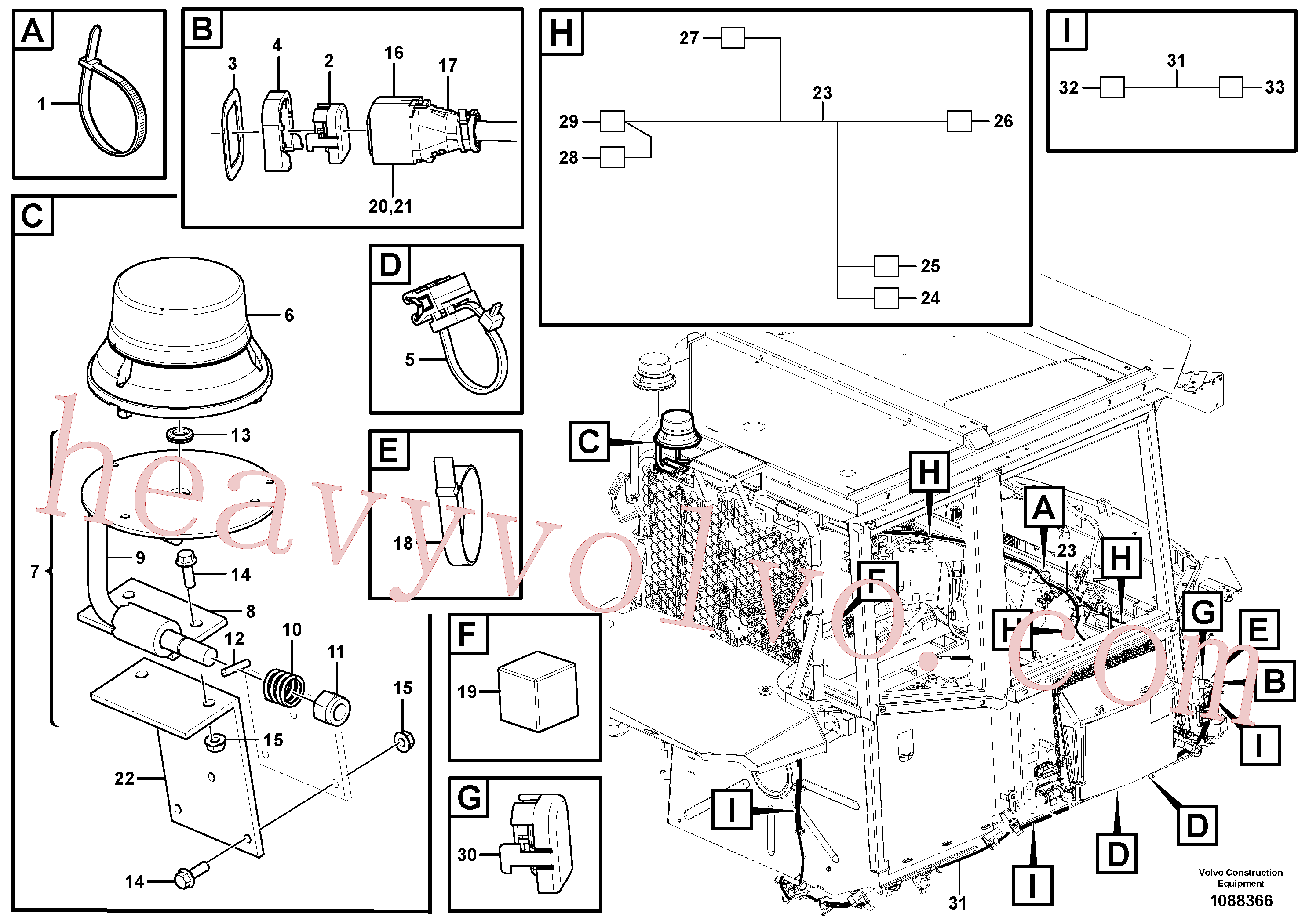 VOE995114 Cover for Volvo Excavator Parts