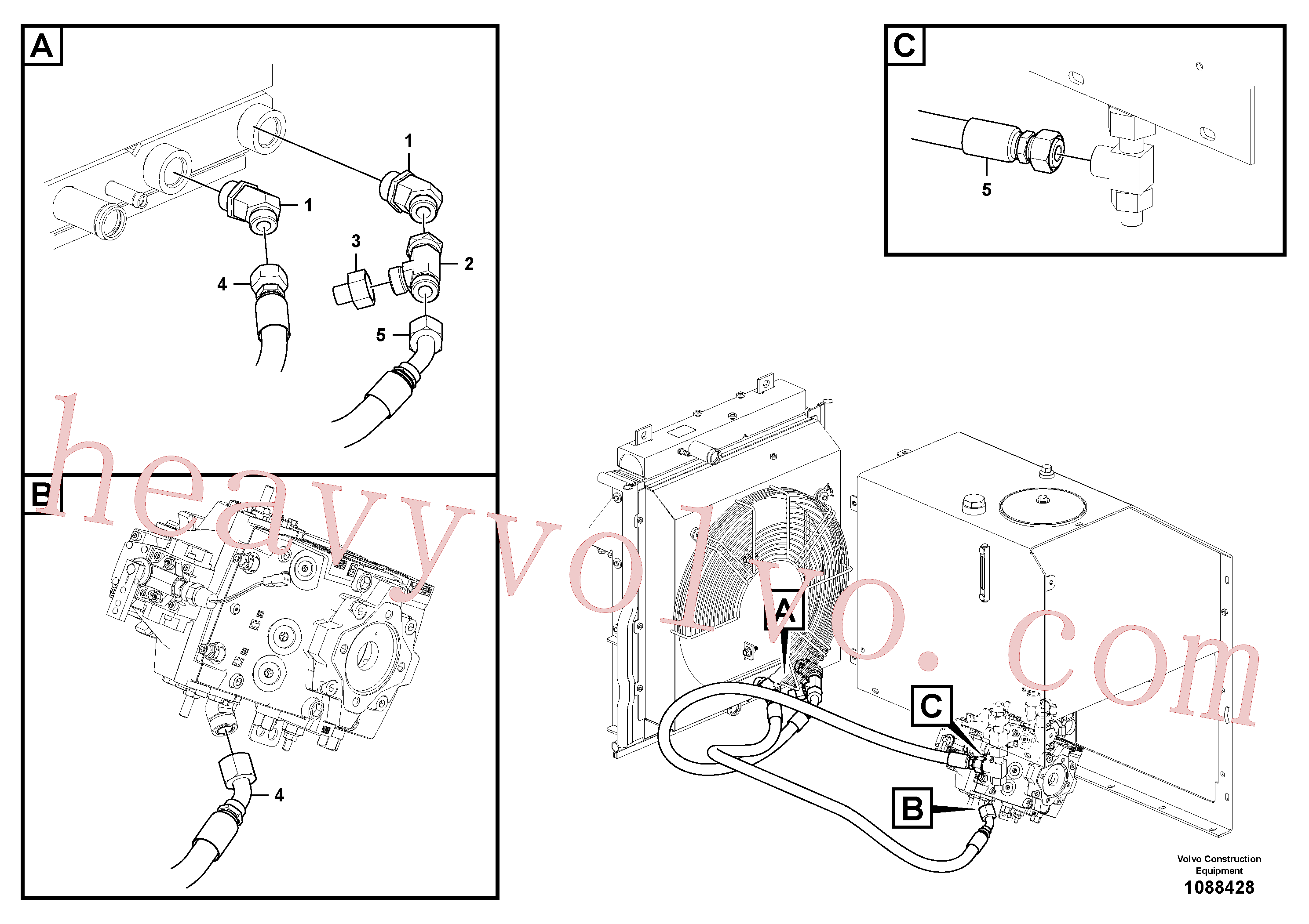 Volvo Assembly VOE938190 Hose assembly for sale