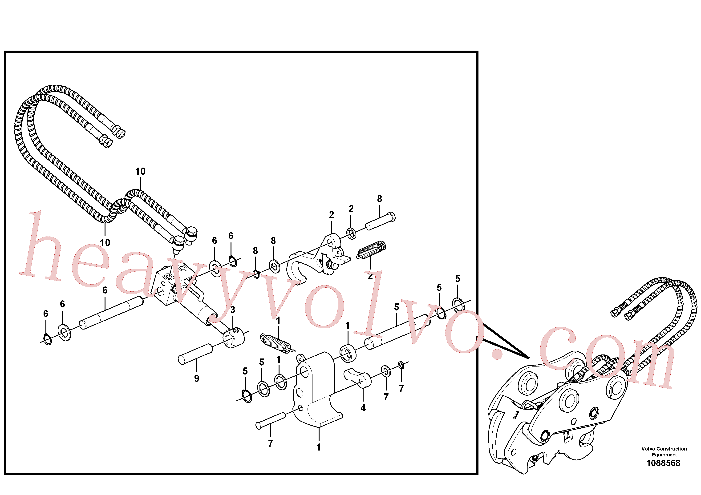 China Made VOE17464321 Sealing kit parts for Volvo Excavator