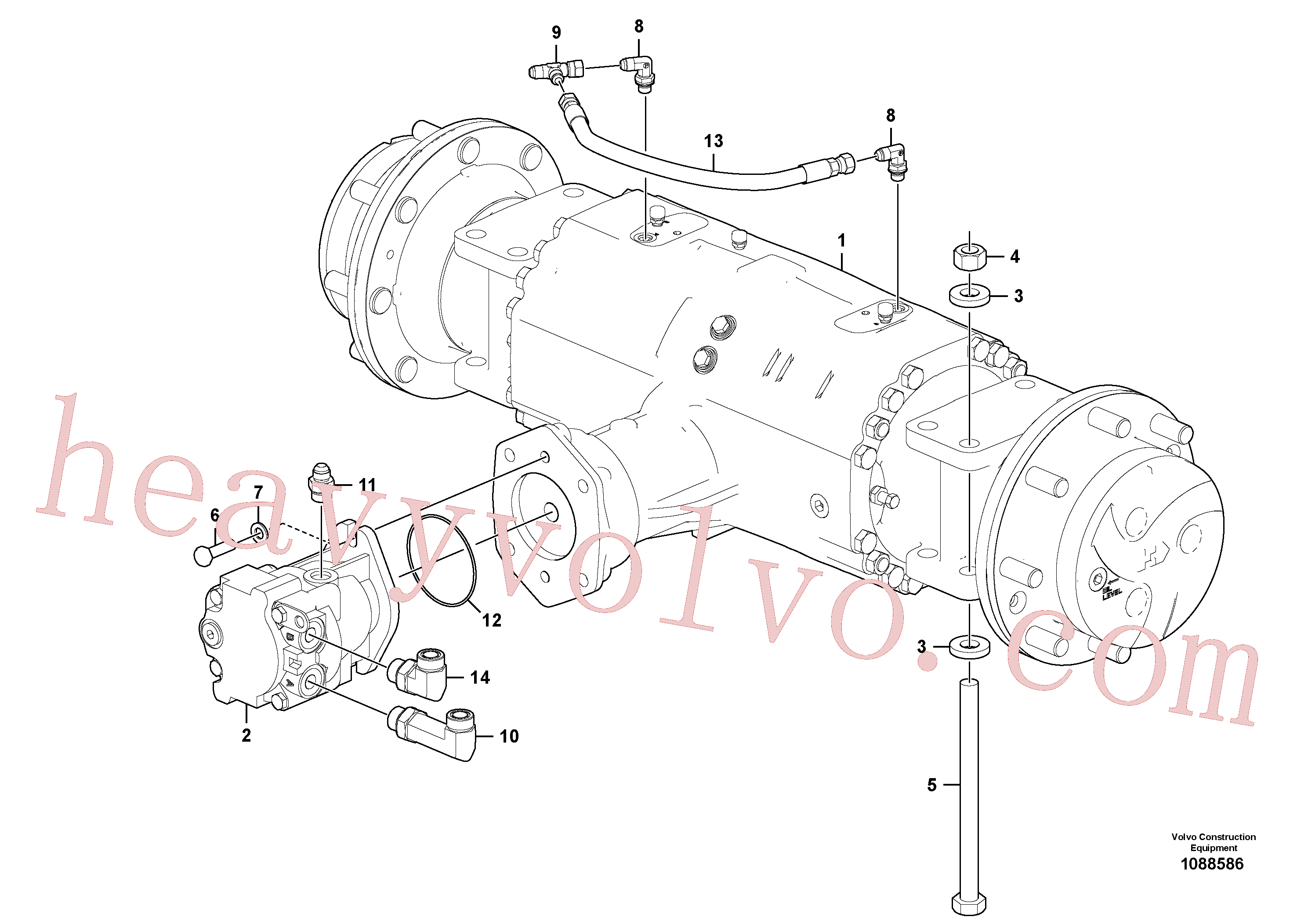 RM96702733 Hexagon screw for Volvo Excavator Parts