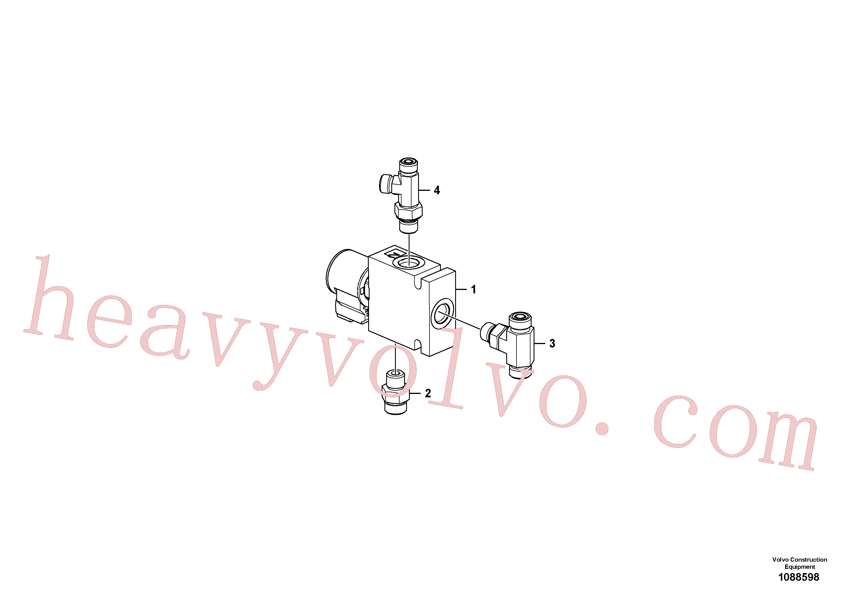 Volvo excavator part VOE15144116 Solenoid coil for sale