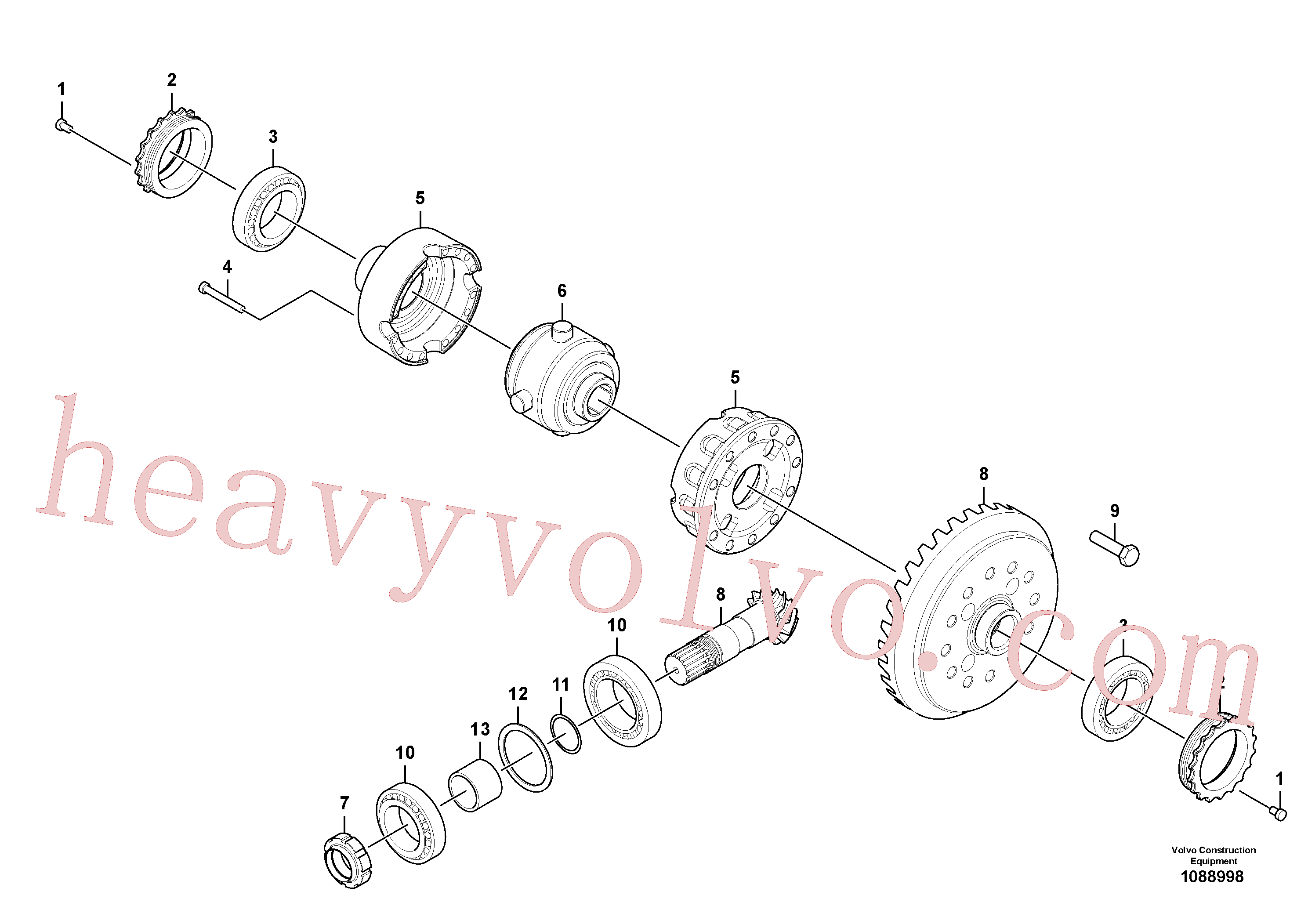 Wholesale RM13284195 Nut for Volvo Excavator