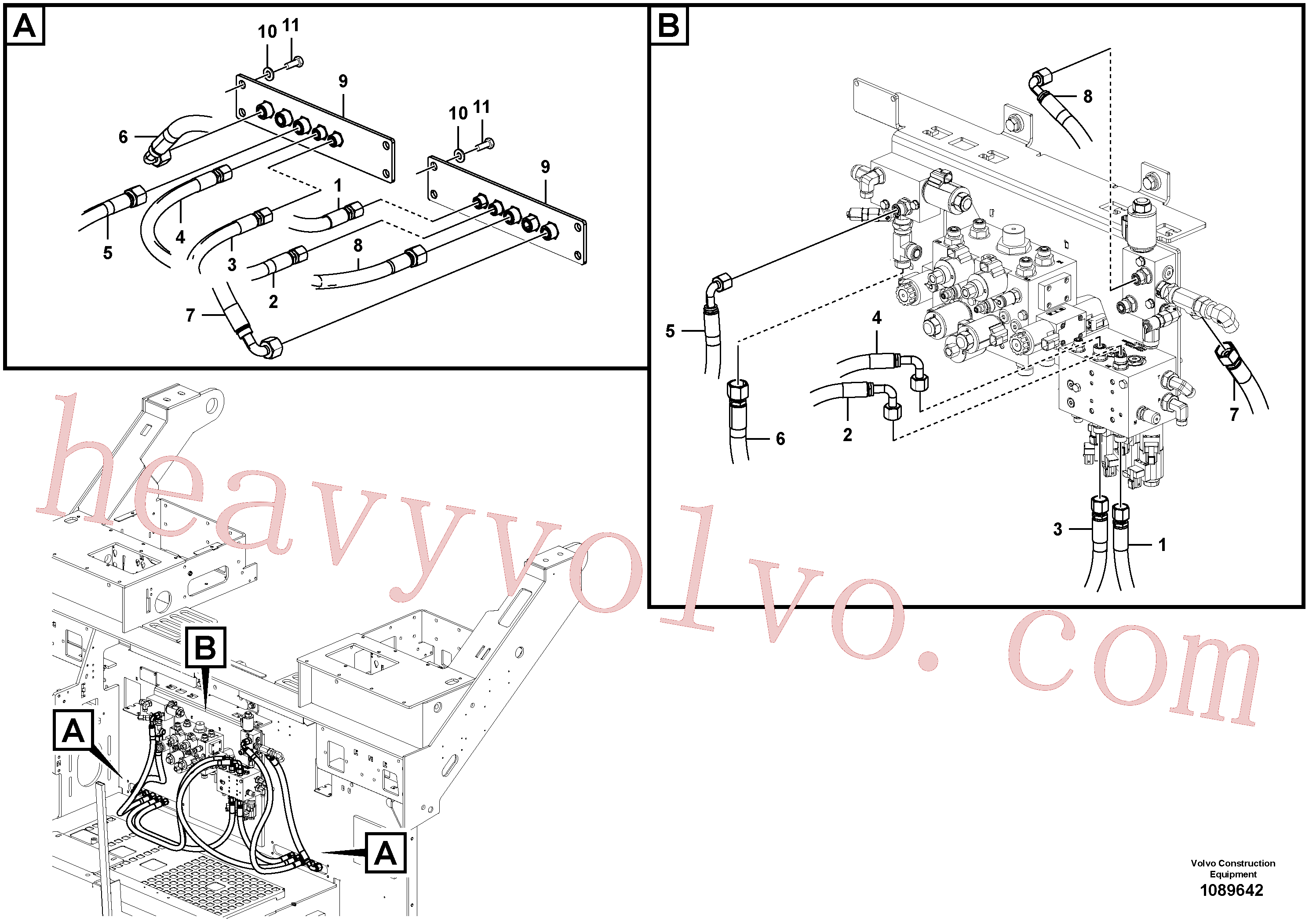 Volvo Assembly VOE12791515 Hose assembly for sale