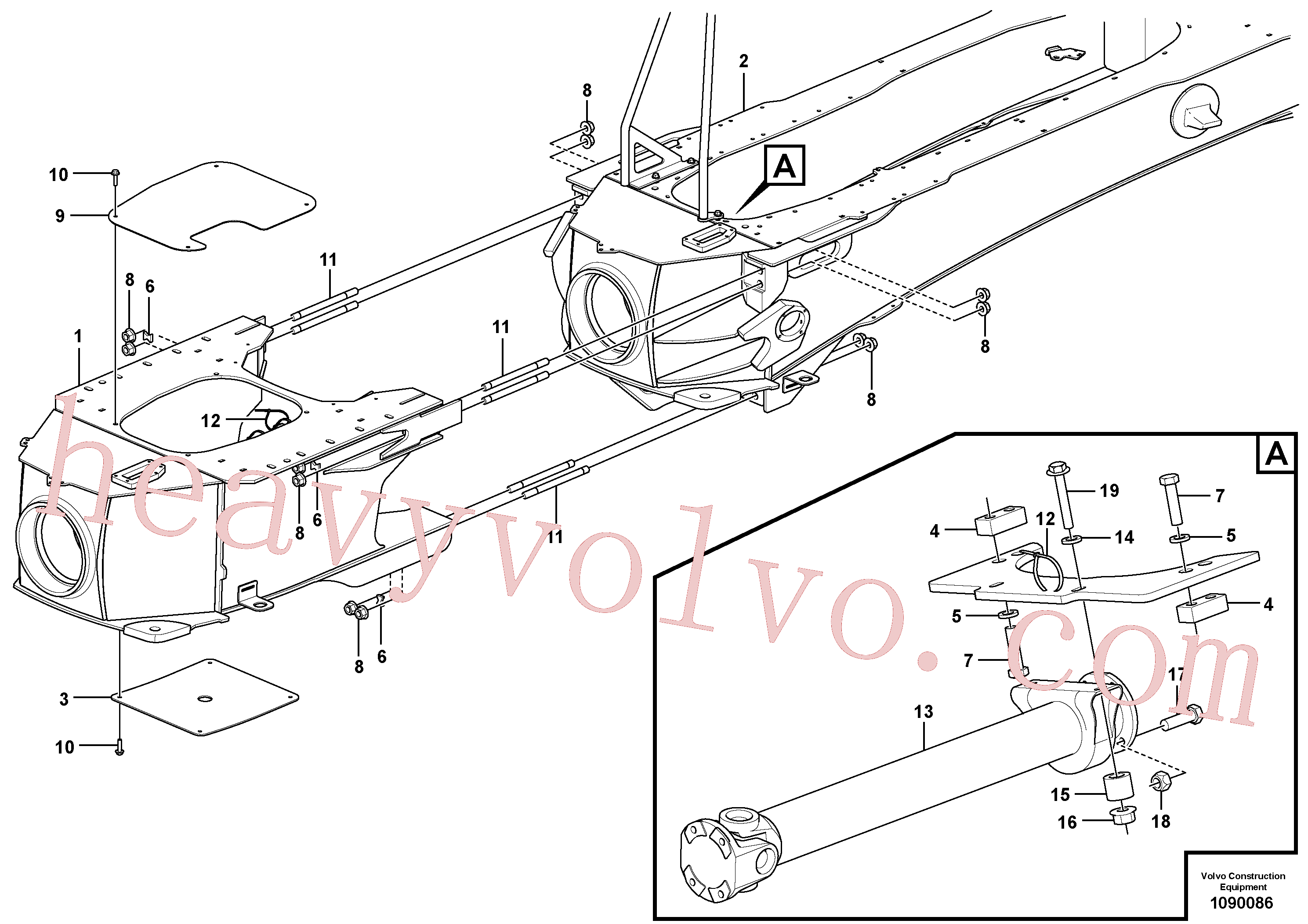 Wholesale VOE1068250 Spider kit for Volvo Excavator