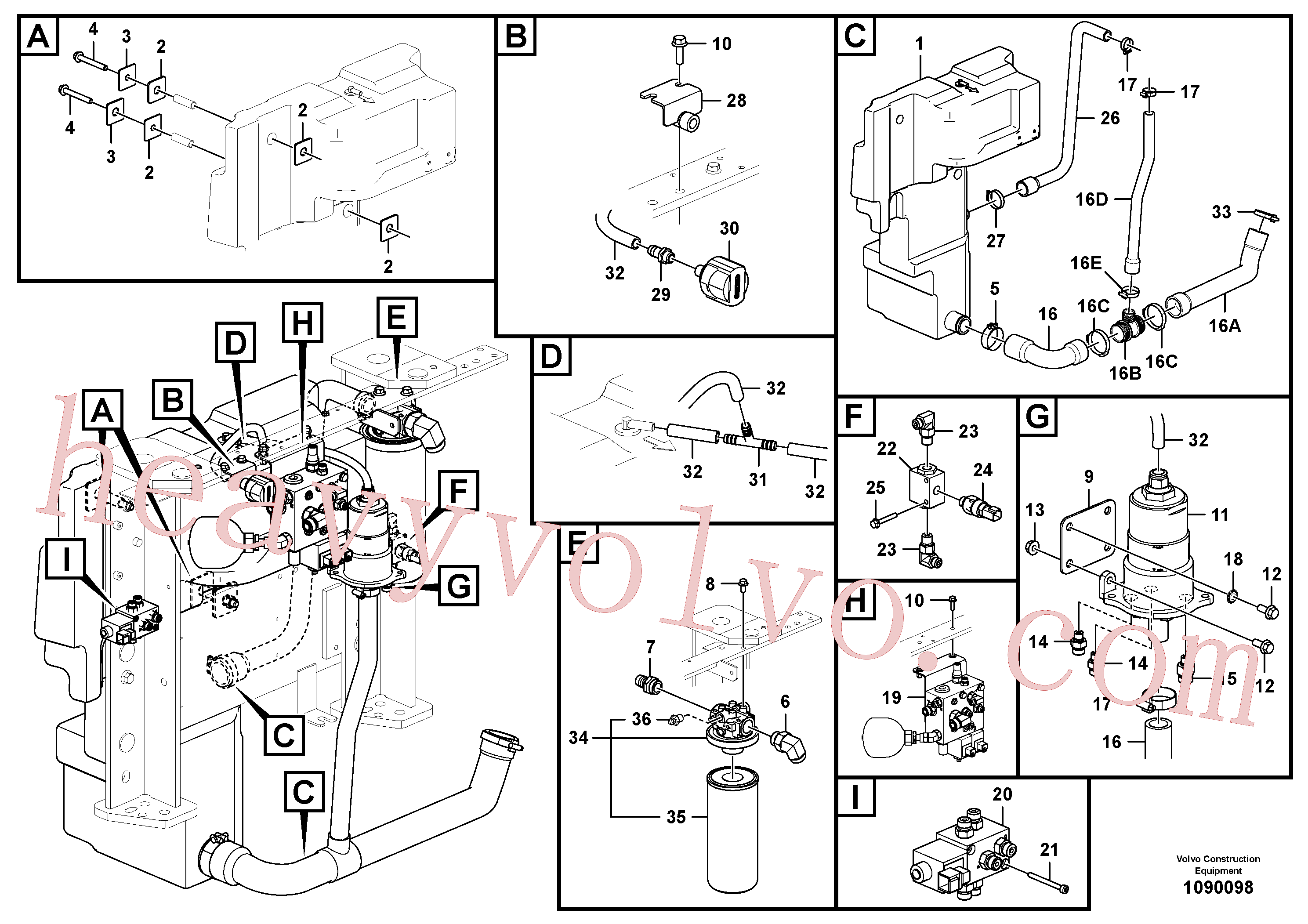 Wholesale VOE15672965 Hose clamp for Volvo Excavator
