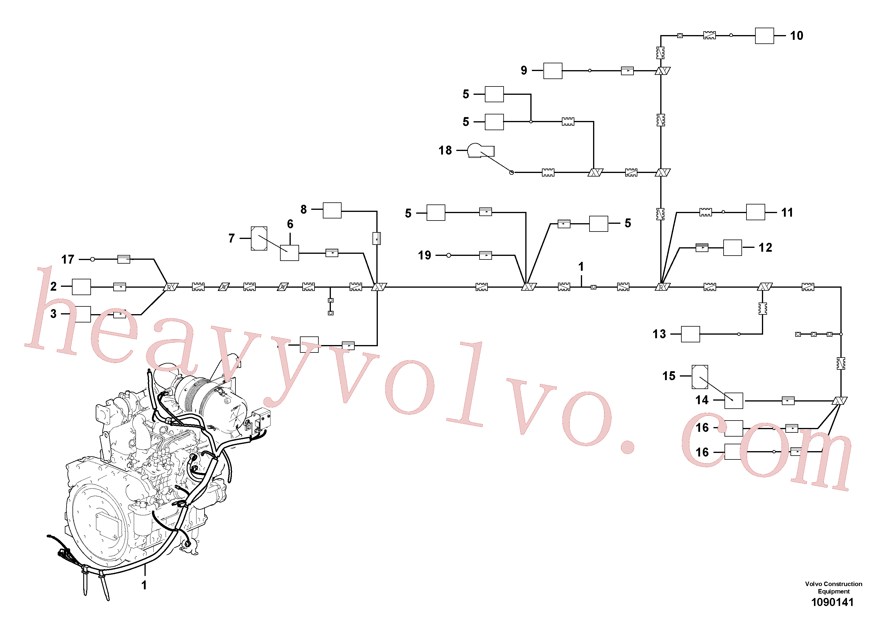 Volvo VOE14612652 Housing aftermarket part for sale
