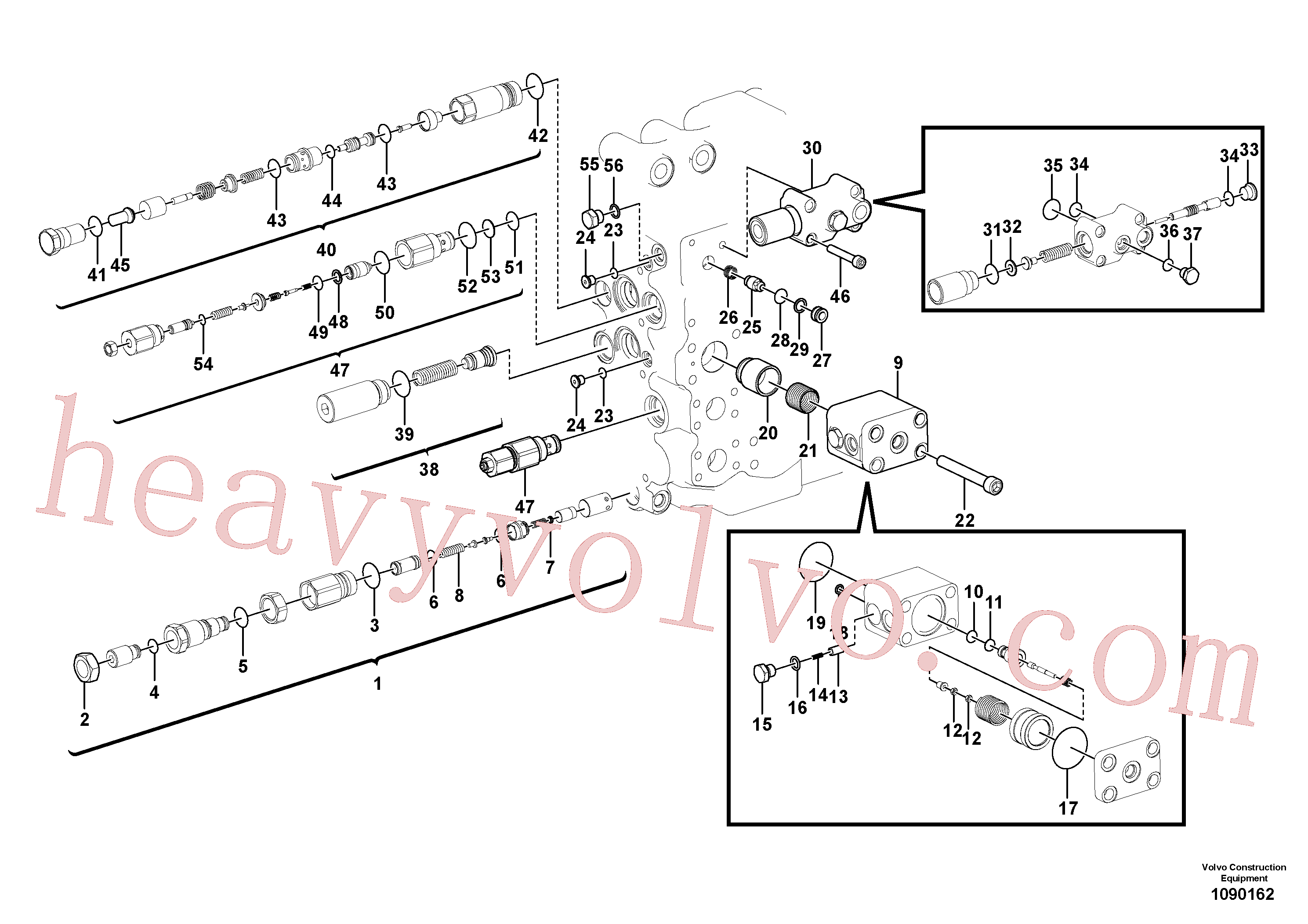VOE14680350 Control valve for Volvo Excavator spare