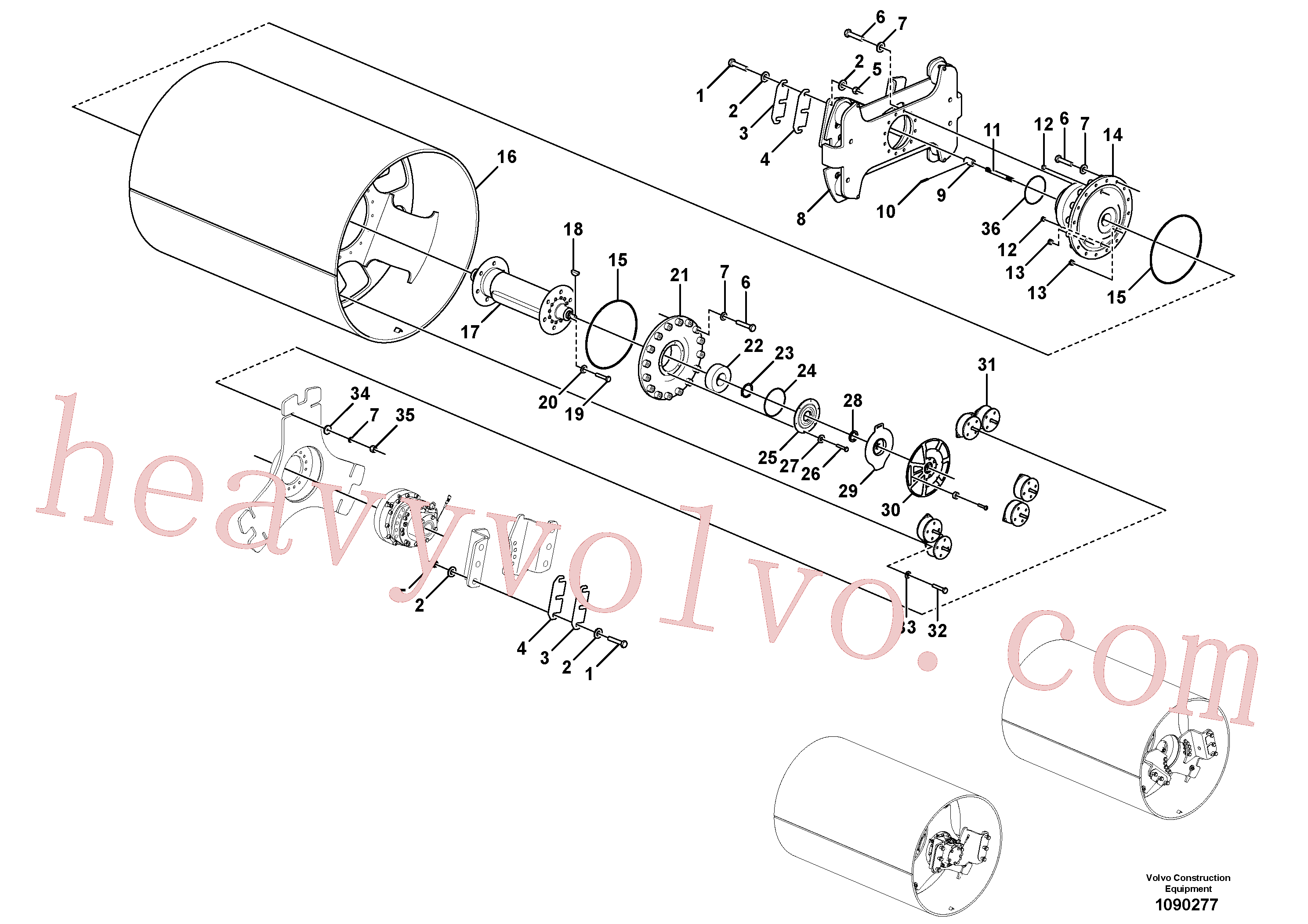 China Made RM96719083 Hexagon screw parts for Volvo Excavator