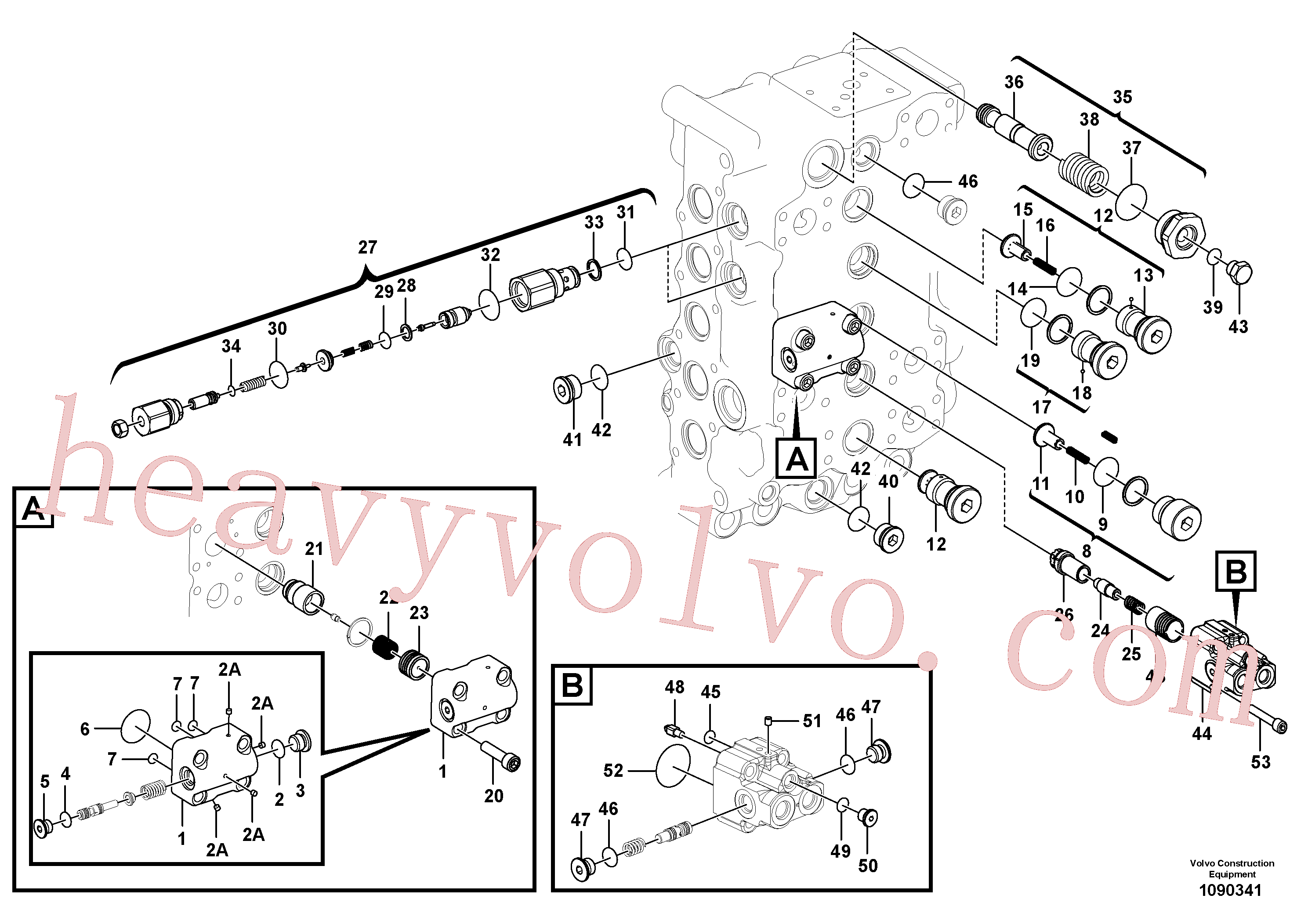 VOE14680350 Control valve for Volvo Excavator spare