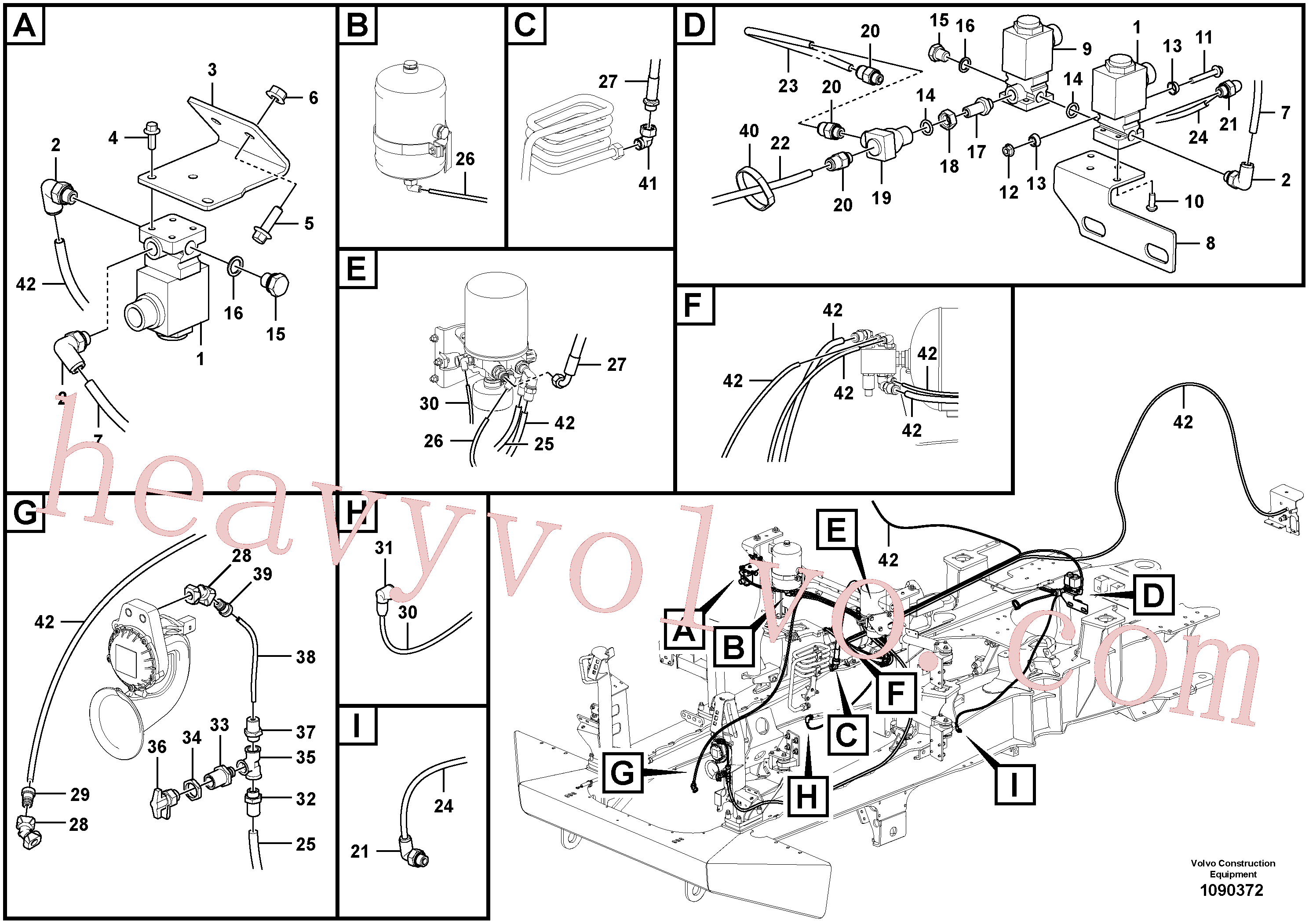 VOE997501 Six point socket screw for Volvo Excavator spare
